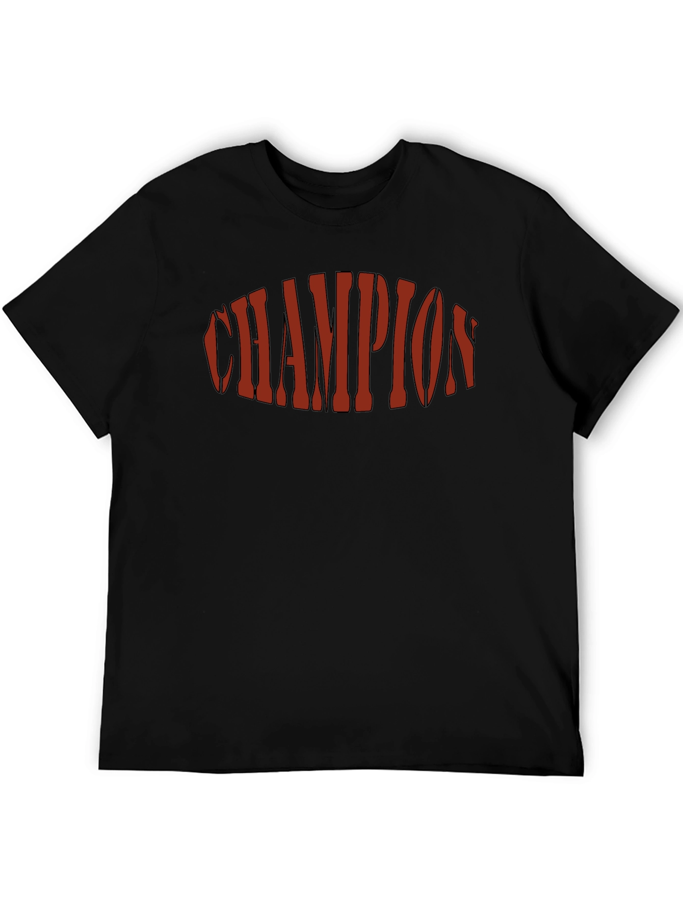 Champion Graphic Print Black T-Shirt