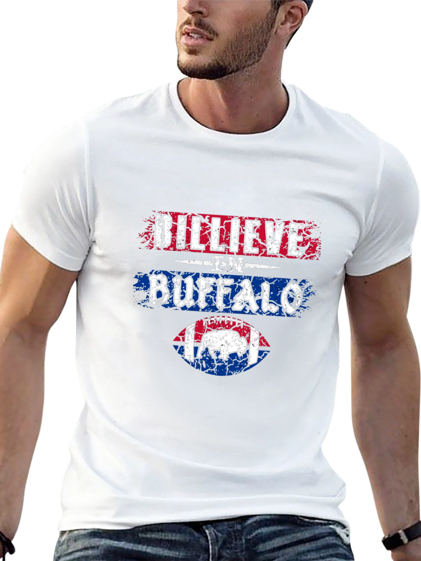 Billieve in Buffalo Football T-Shirt - Unisex