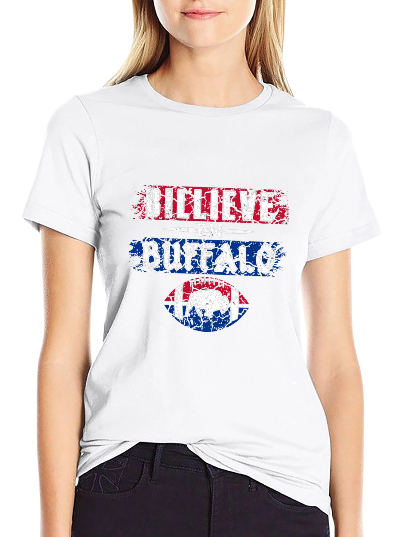 Billieve in Buffalo Football T-Shirt - Unisex