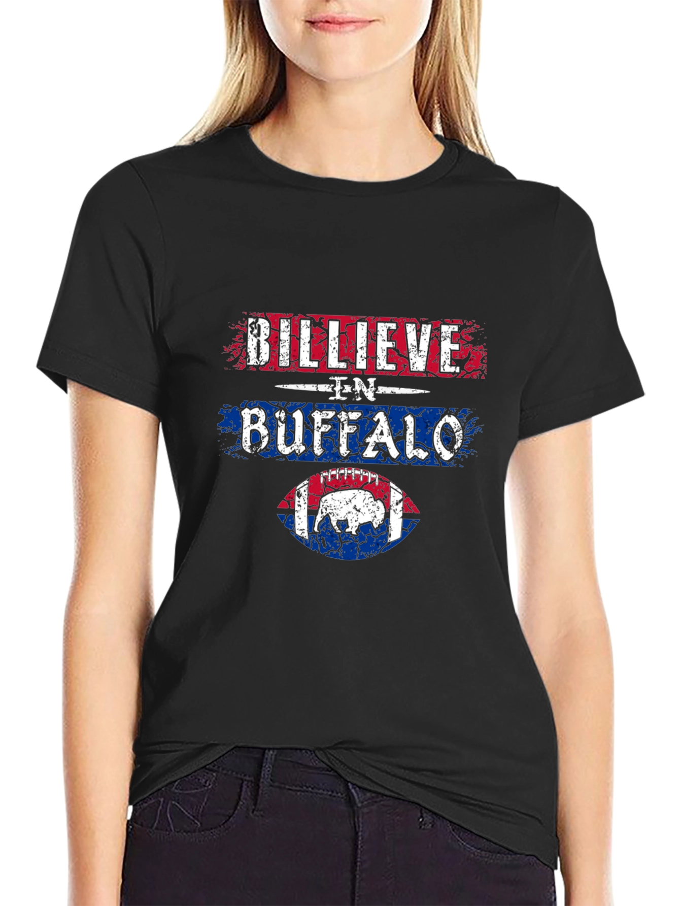 Billieve in Buffalo Football T-Shirt - Unisex