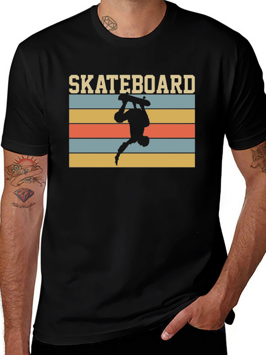 Retro Skateboarder T-Shirt - Vintage Style Tee