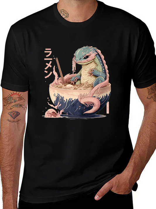 Axolotl Ramen T-Shirt - Unique Anime Design