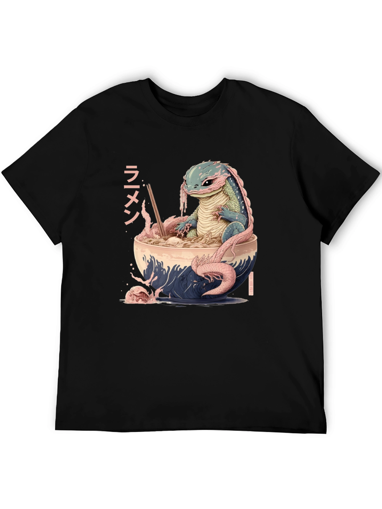 Axolotl Ramen T-Shirt - Unique Anime Design