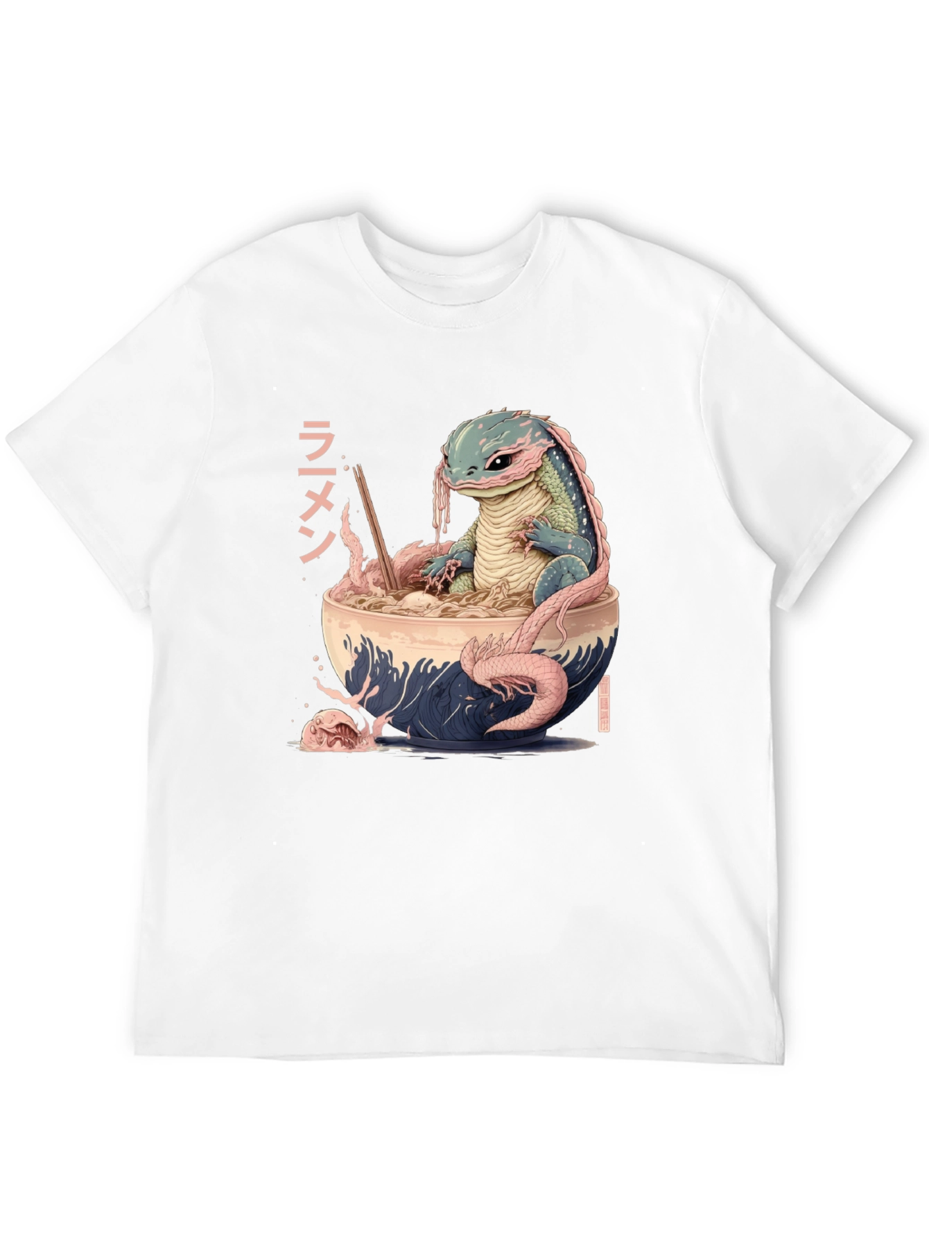 Axolotl Ramen T-Shirt - Unique Anime Design