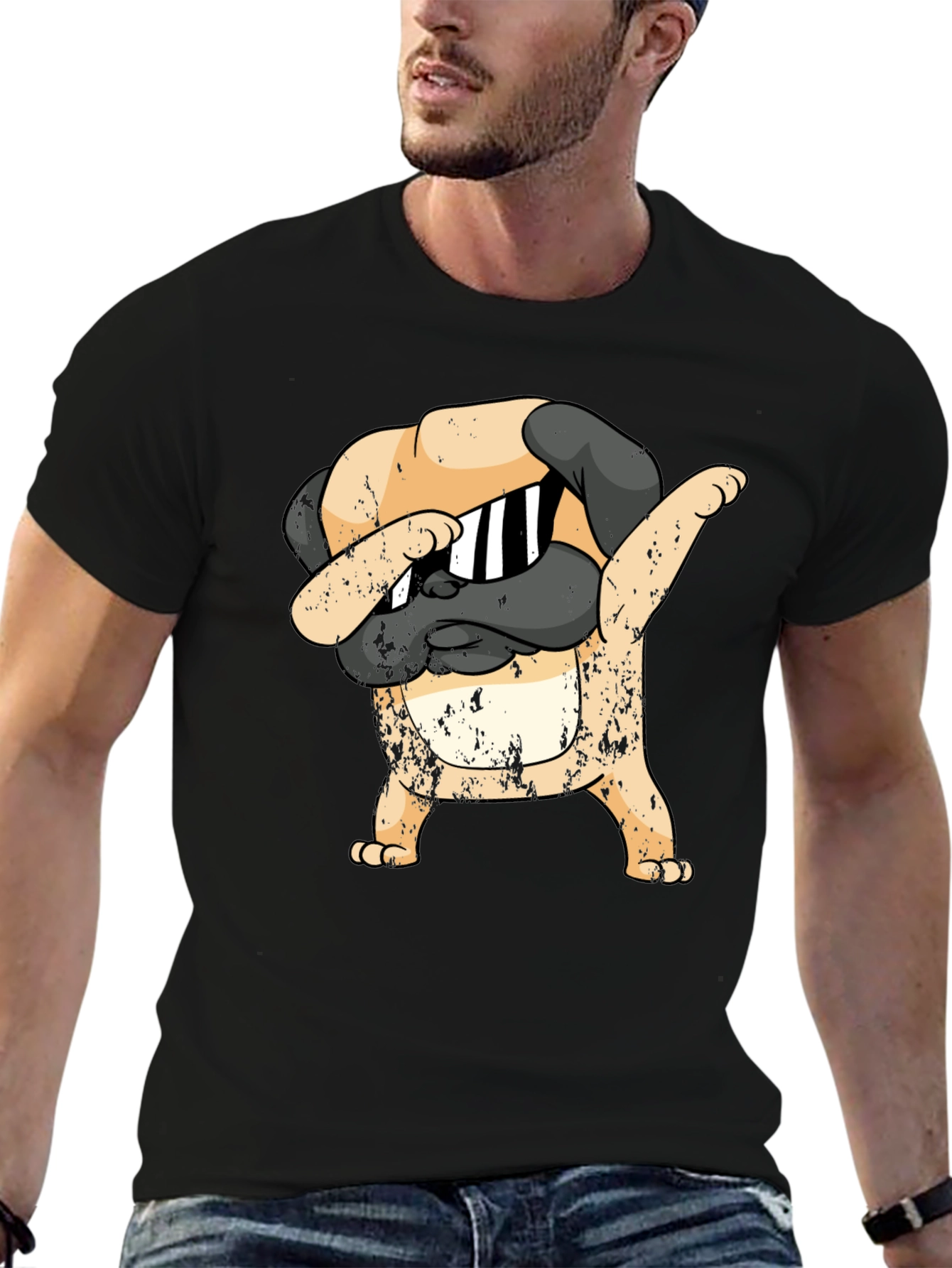 Funny Pug Dab Dance T-Shirt