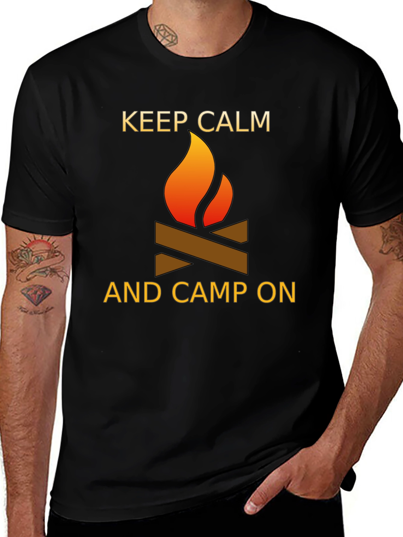 Keep Calm & Camp On T-Shirt