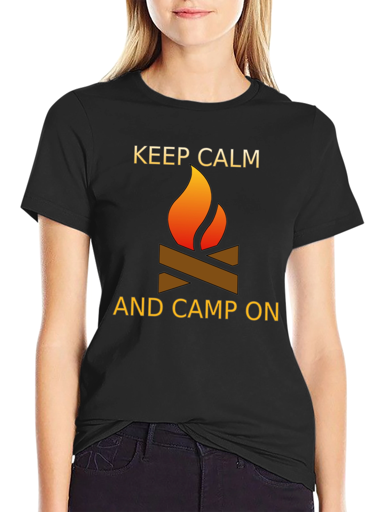 Keep Calm & Camp On T-Shirt
