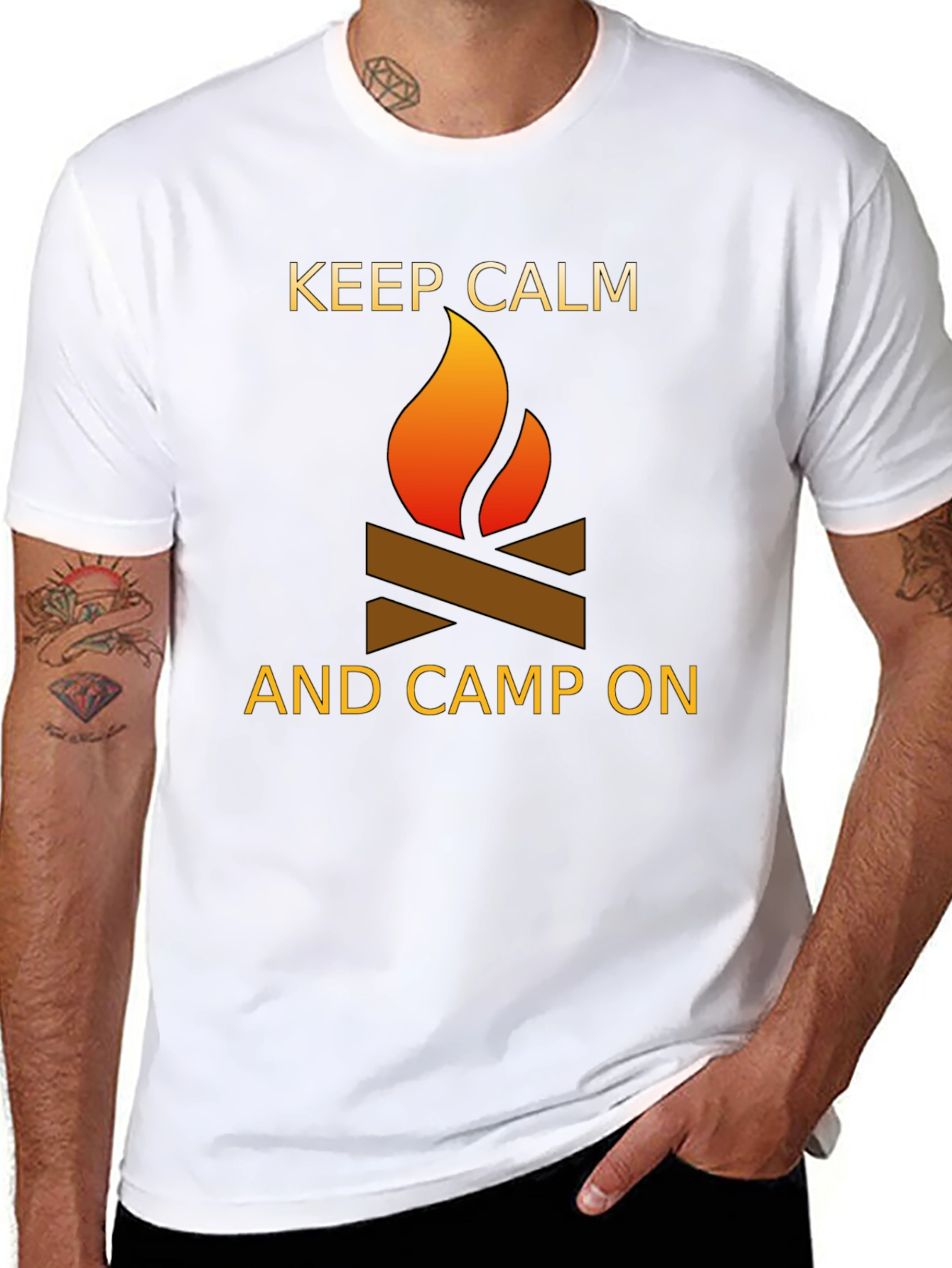 Keep Calm & Camp On T-Shirt