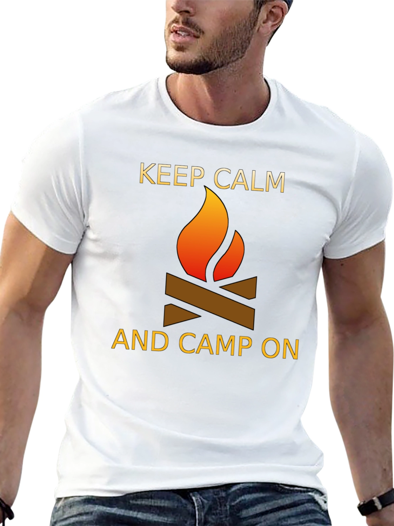 Keep Calm & Camp On T-Shirt