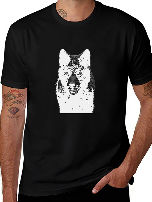 Wolf Graphic Black T-Shirt
