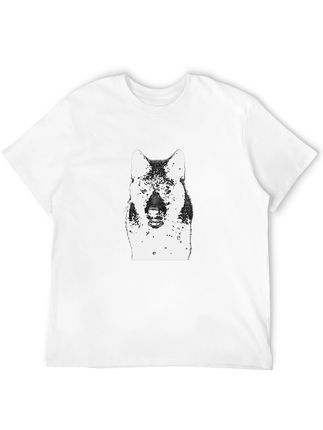 Wolf Graphic Black T-Shirt