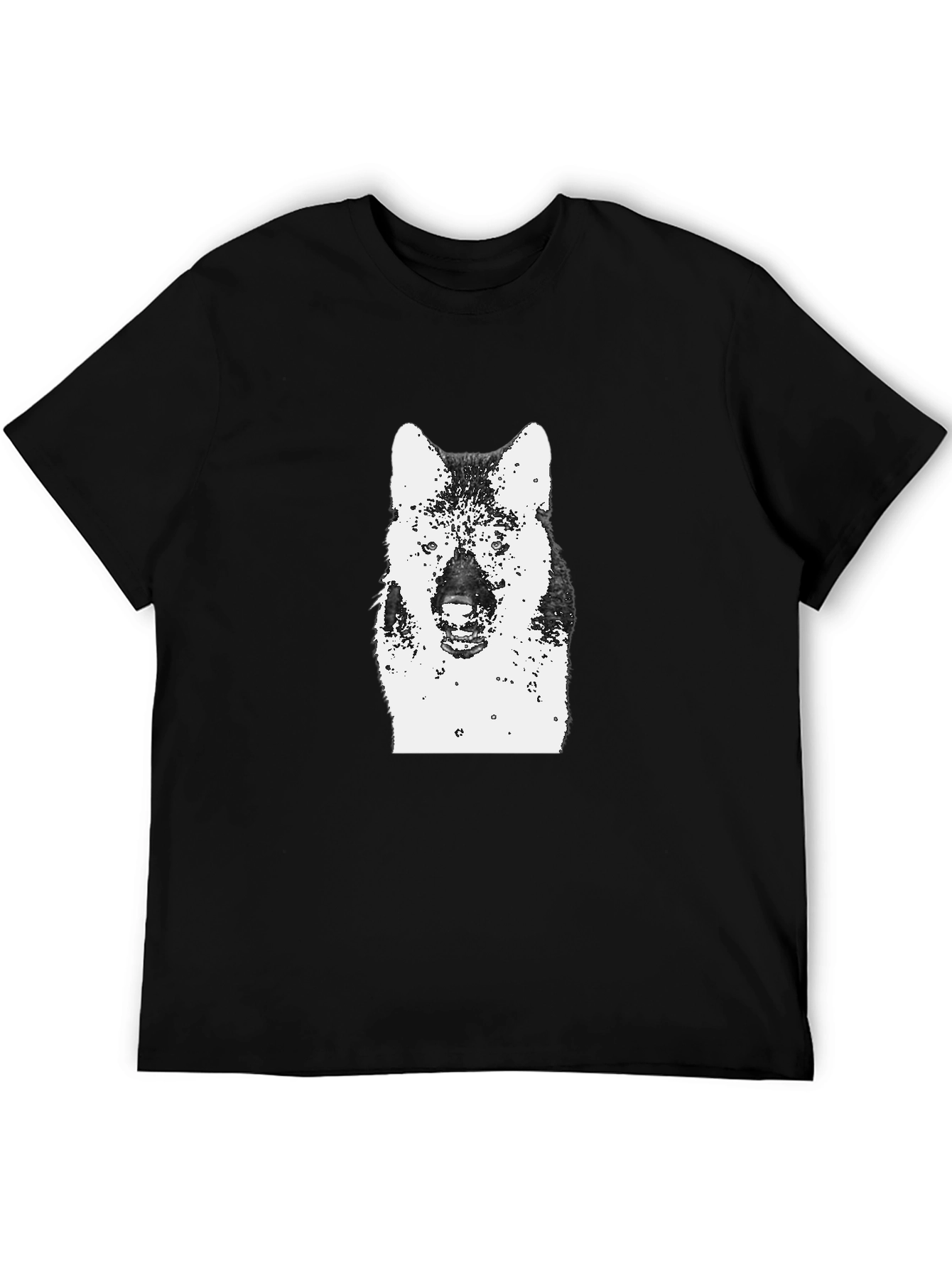 Wolf Graphic Black T-Shirt