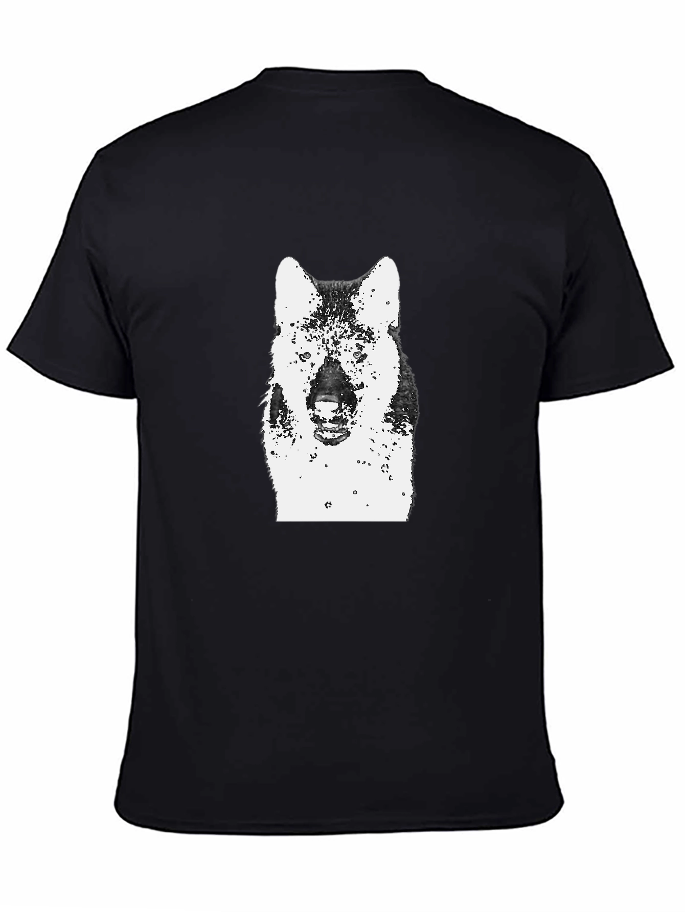 Wolf Graphic Black T-Shirt