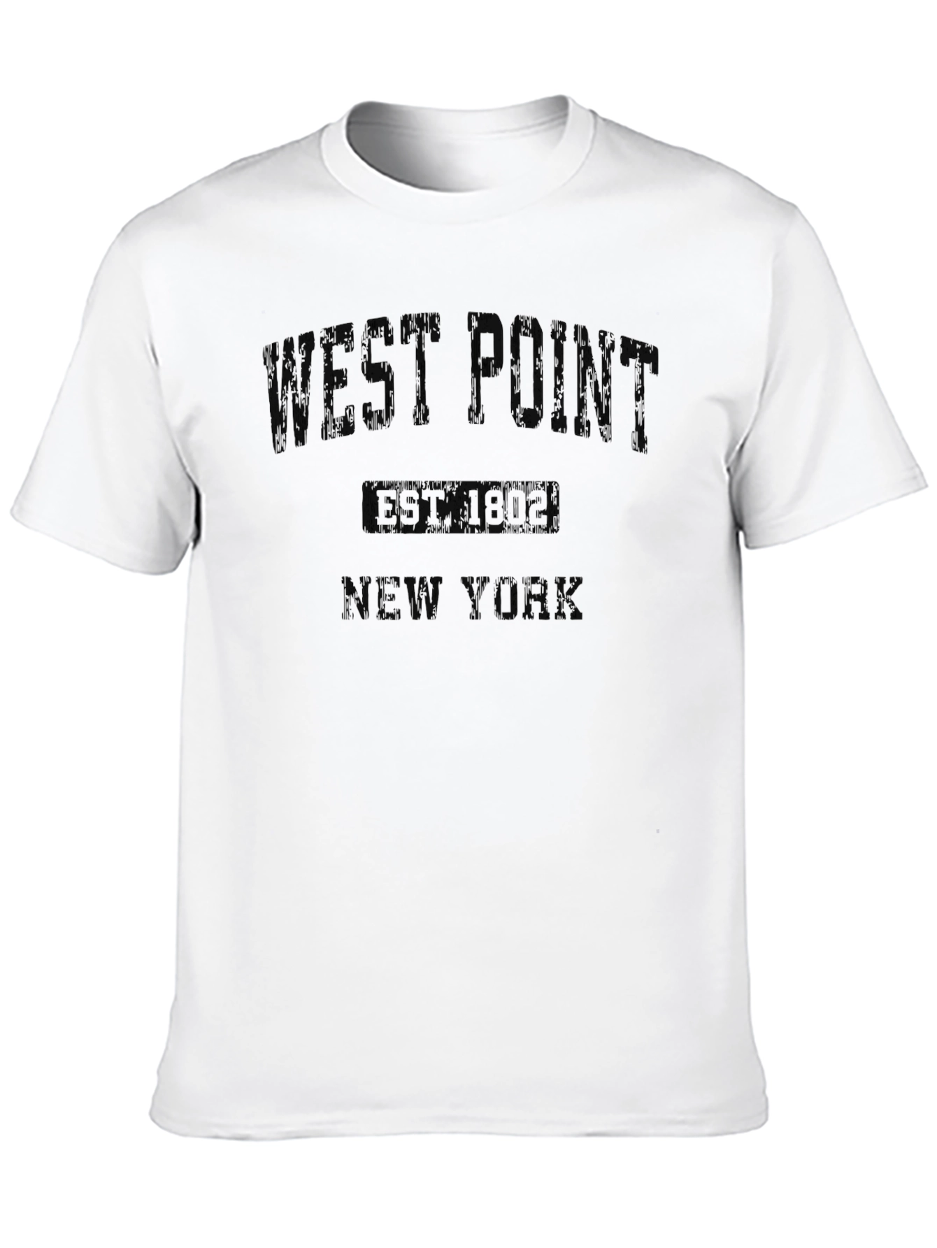 West Point T-Shirt - Est. 1802 - Black