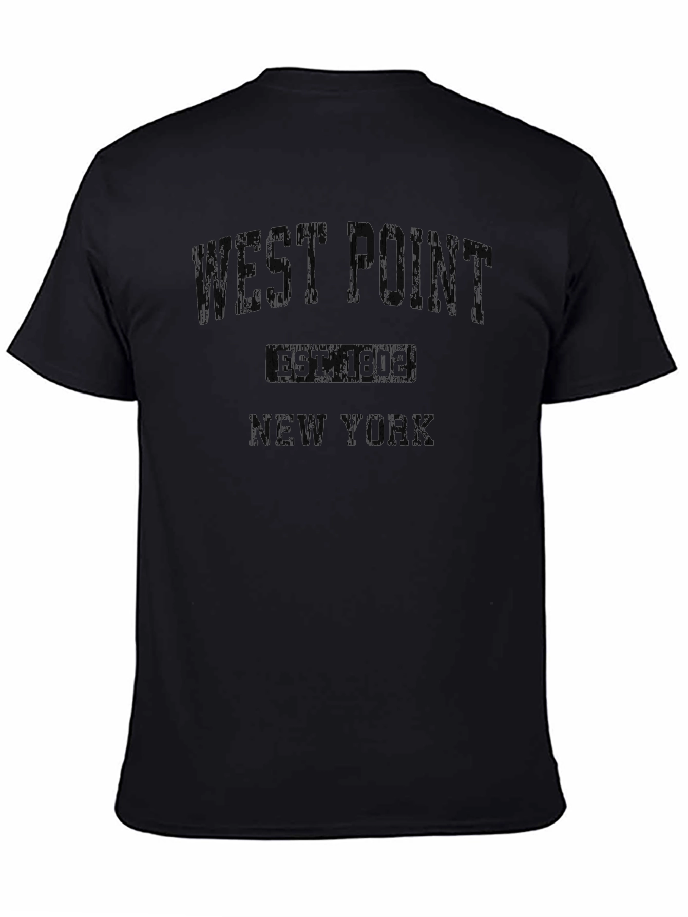 West Point T-Shirt - Est. 1802 - Black