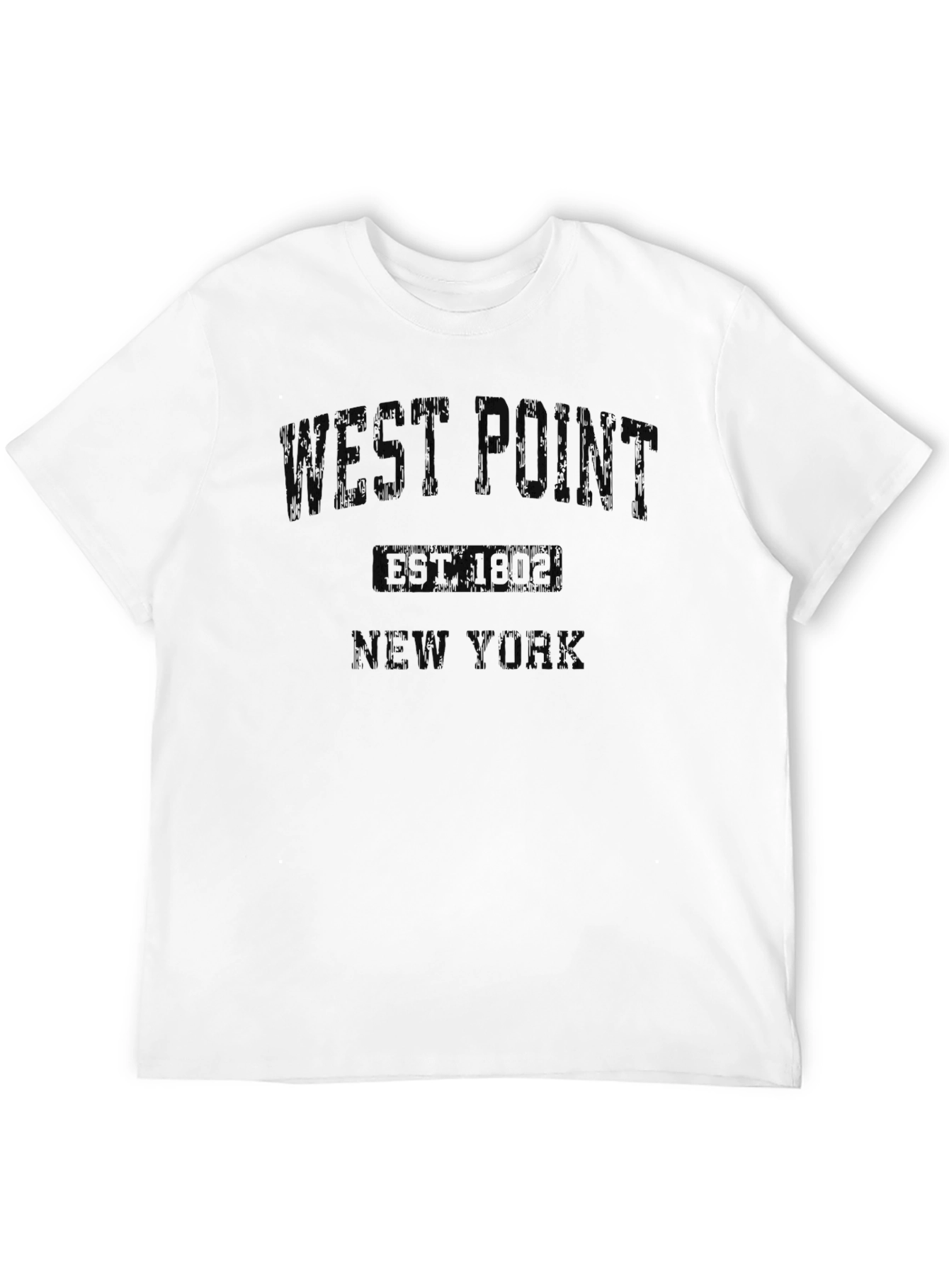 West Point T-Shirt - Est. 1802 - Black