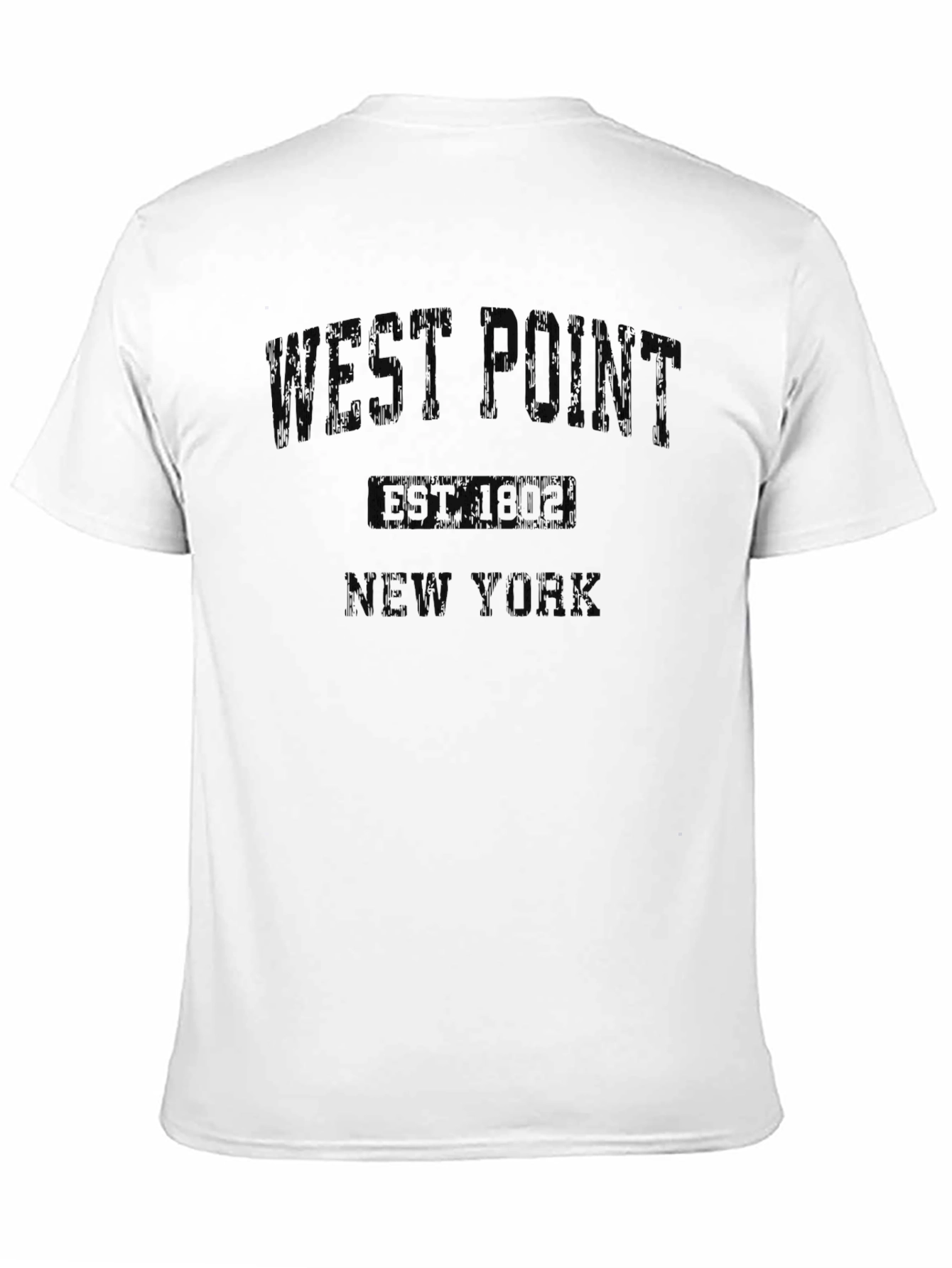 West Point T-Shirt - Est. 1802 - Black