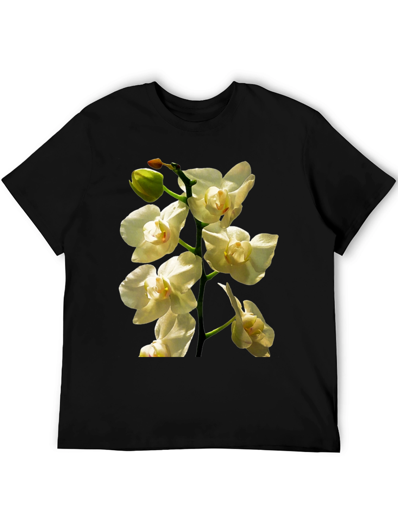 Orchid Flower Graphic Tee - Stylish Botanical Design