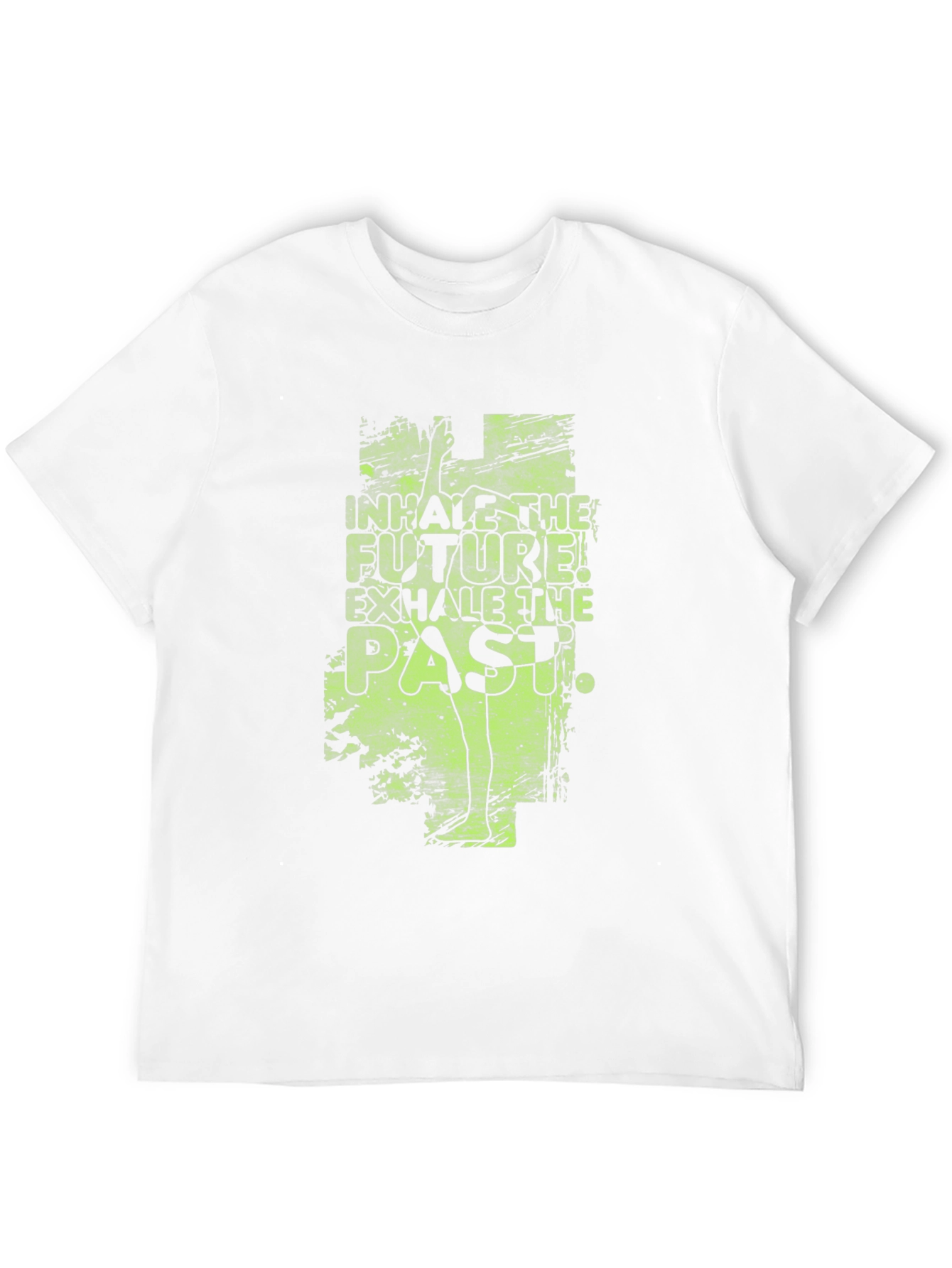 Inhale the Future Yoga Graphic Black T-Shirt