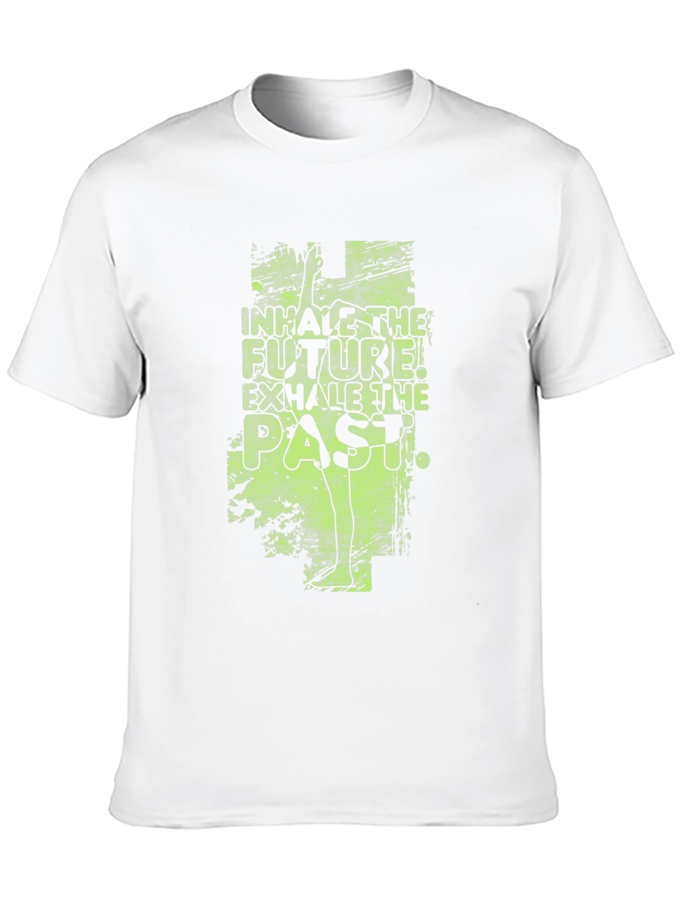 Inhale the Future Yoga Graphic Black T-Shirt