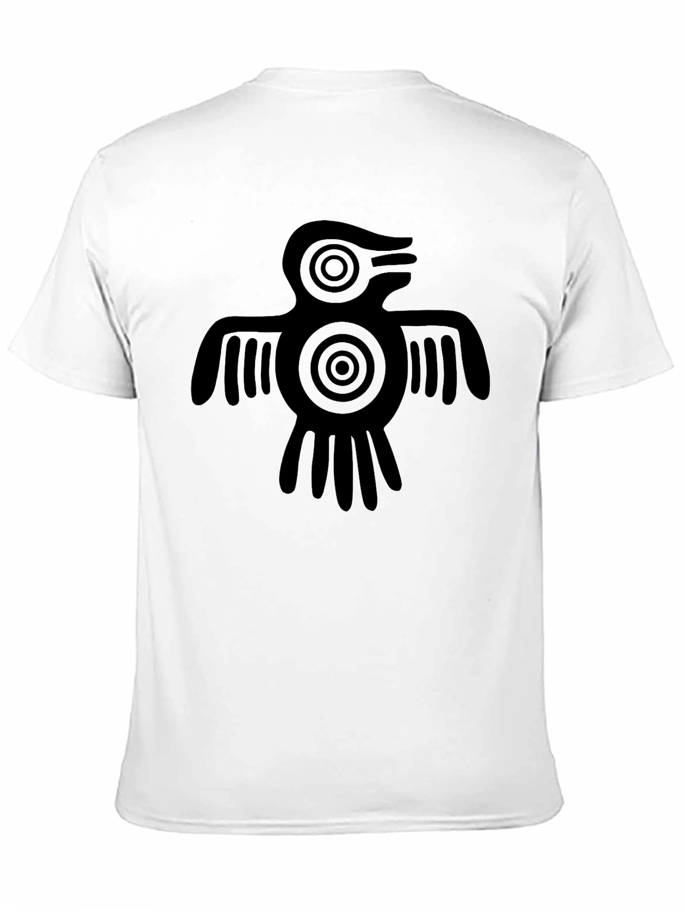 Aztec Bird Graphic Tee - Black T-Shirt