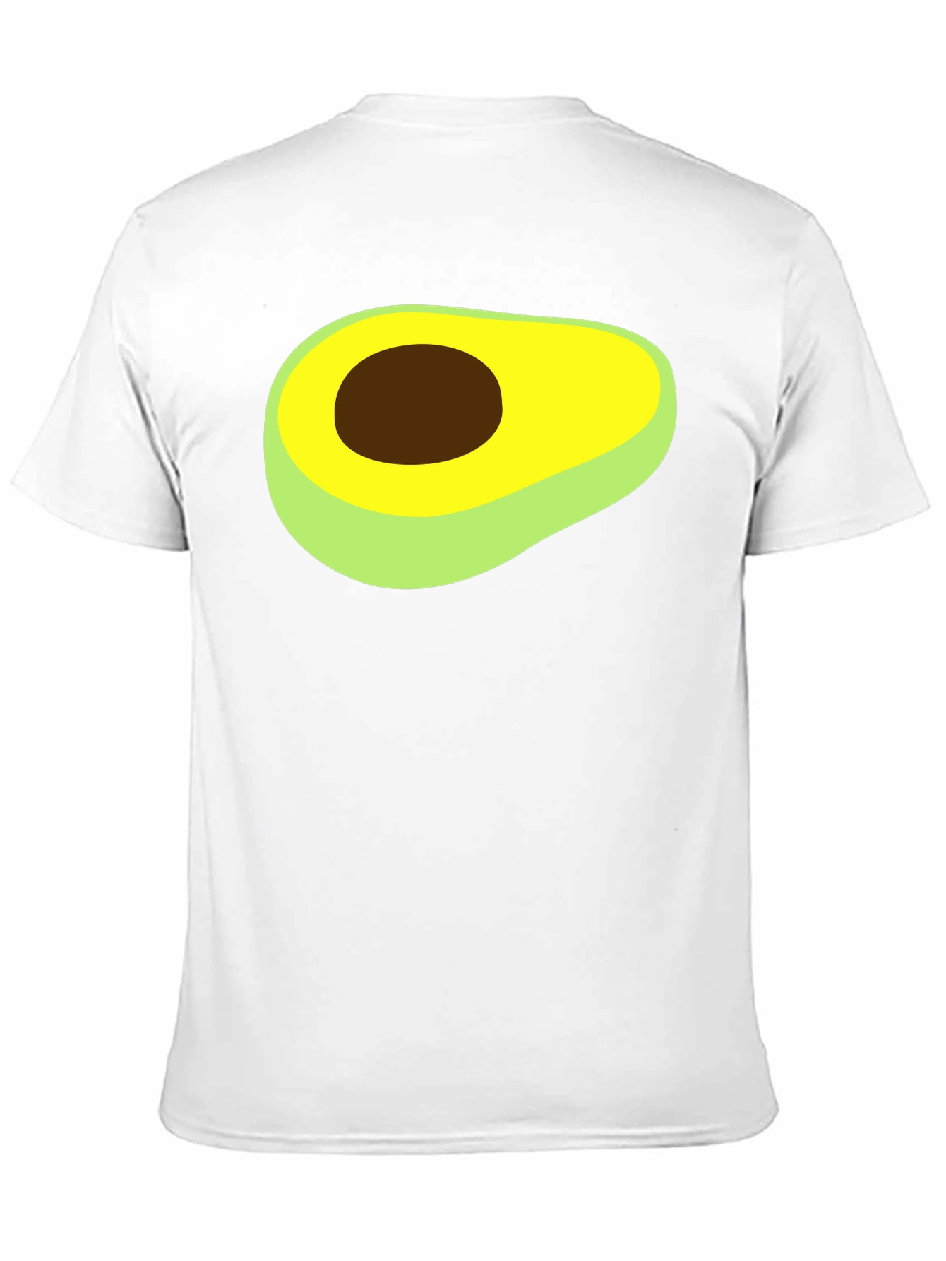 Avocado Graphic Tee - Black Cotton Comfort