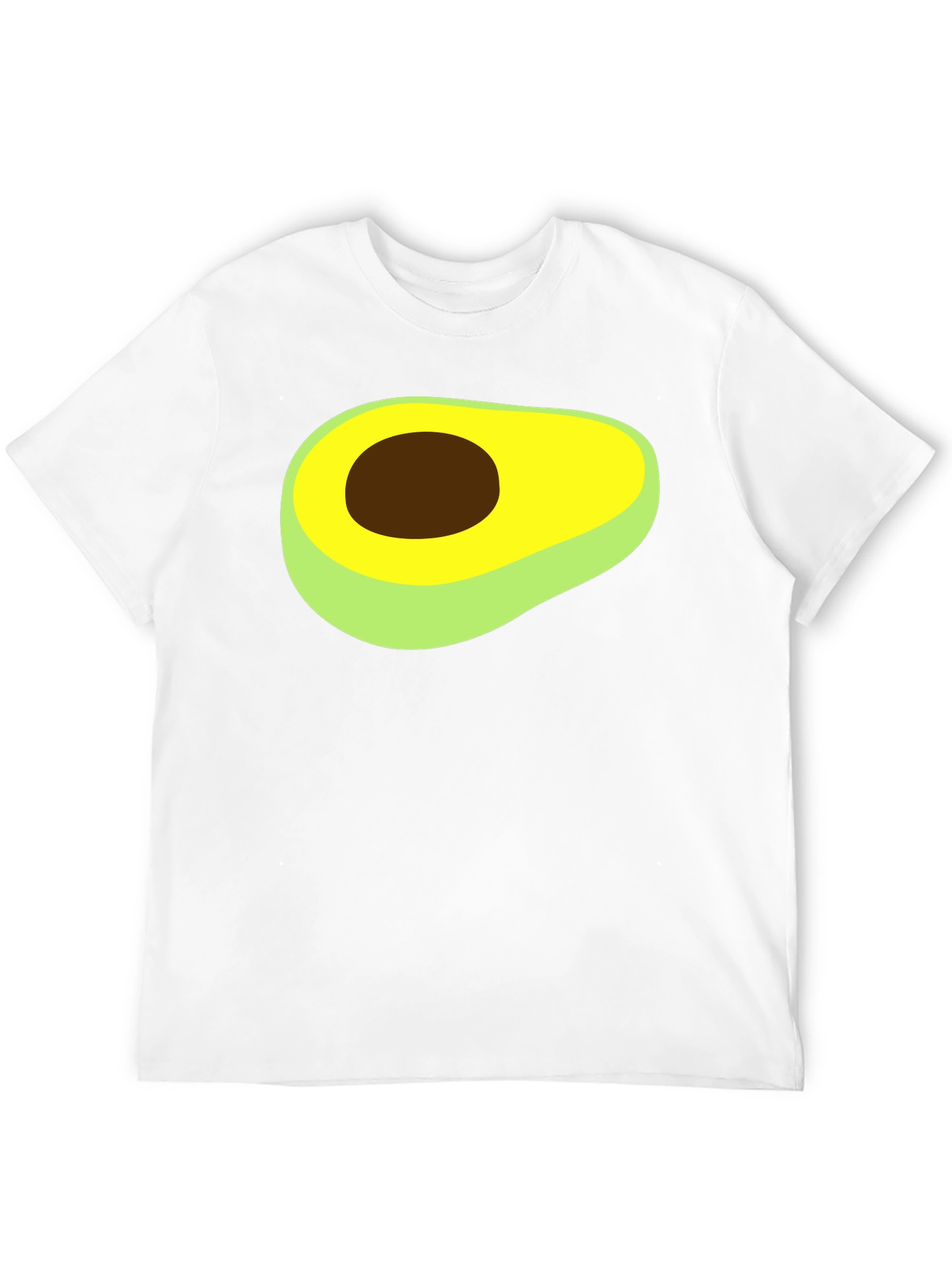 Avocado Graphic Tee - Black Cotton Comfort