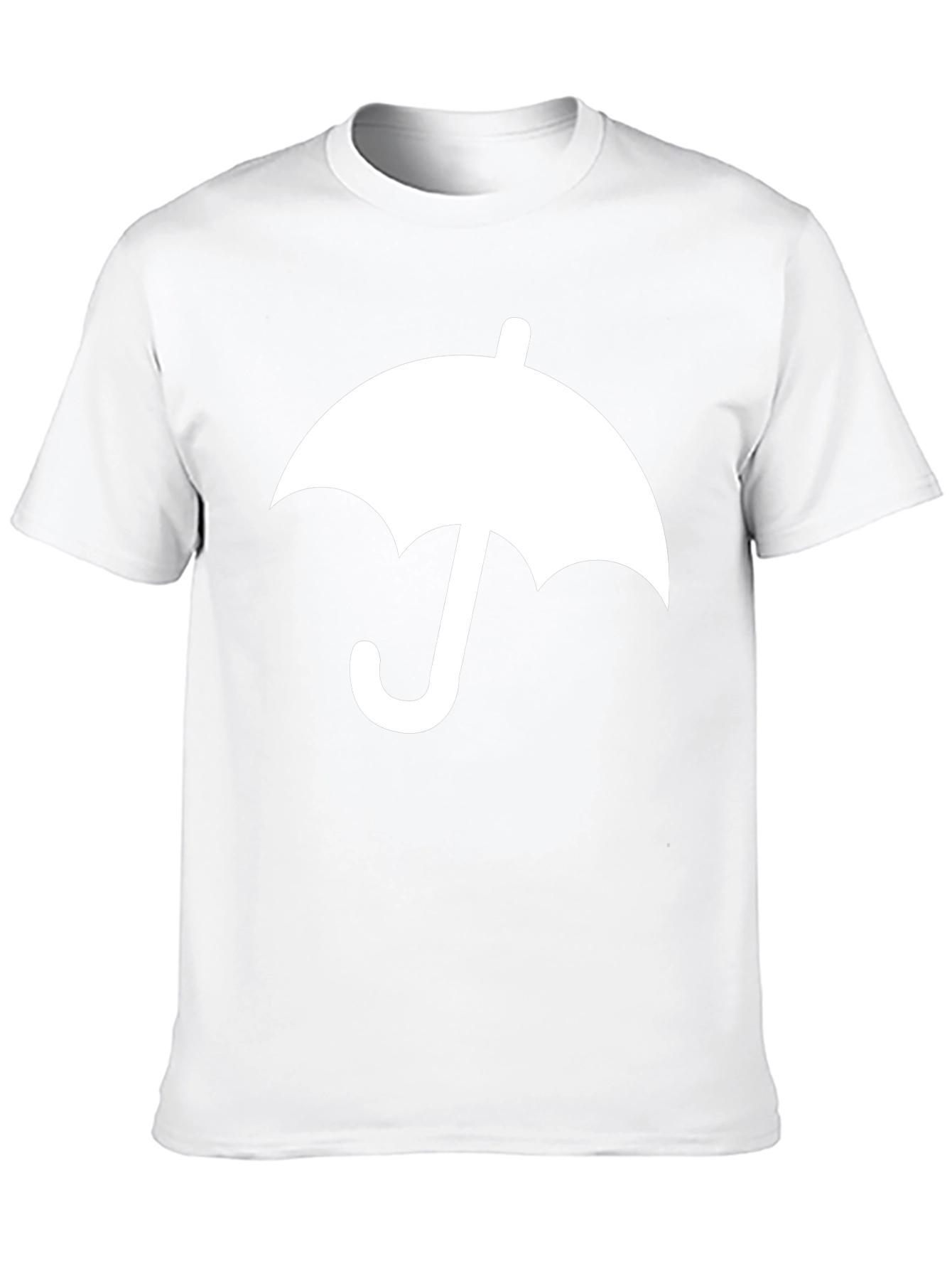 Umbrella Graphic Tee - Classic Black Cotton T-Shirt