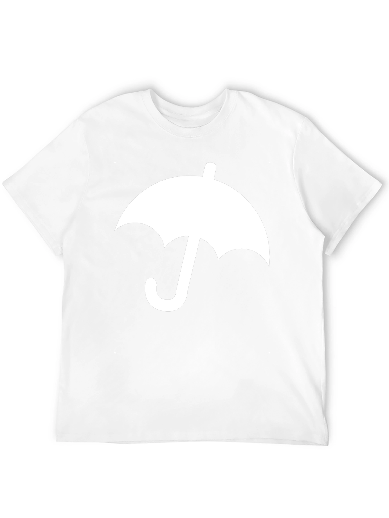 Umbrella Graphic Tee - Classic Black Cotton T-Shirt