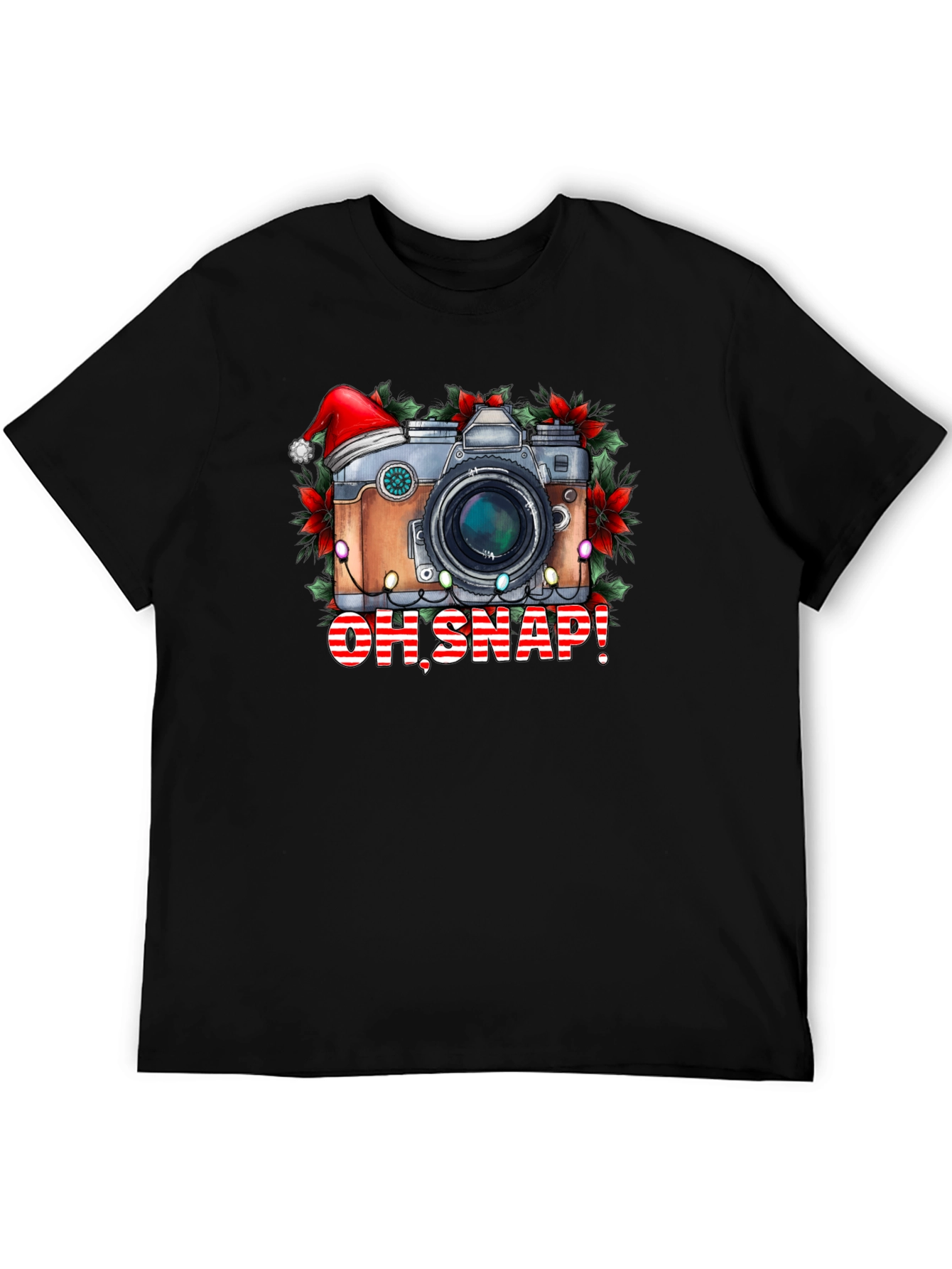 Oh Snap! Christmas Camera Graphic Tee