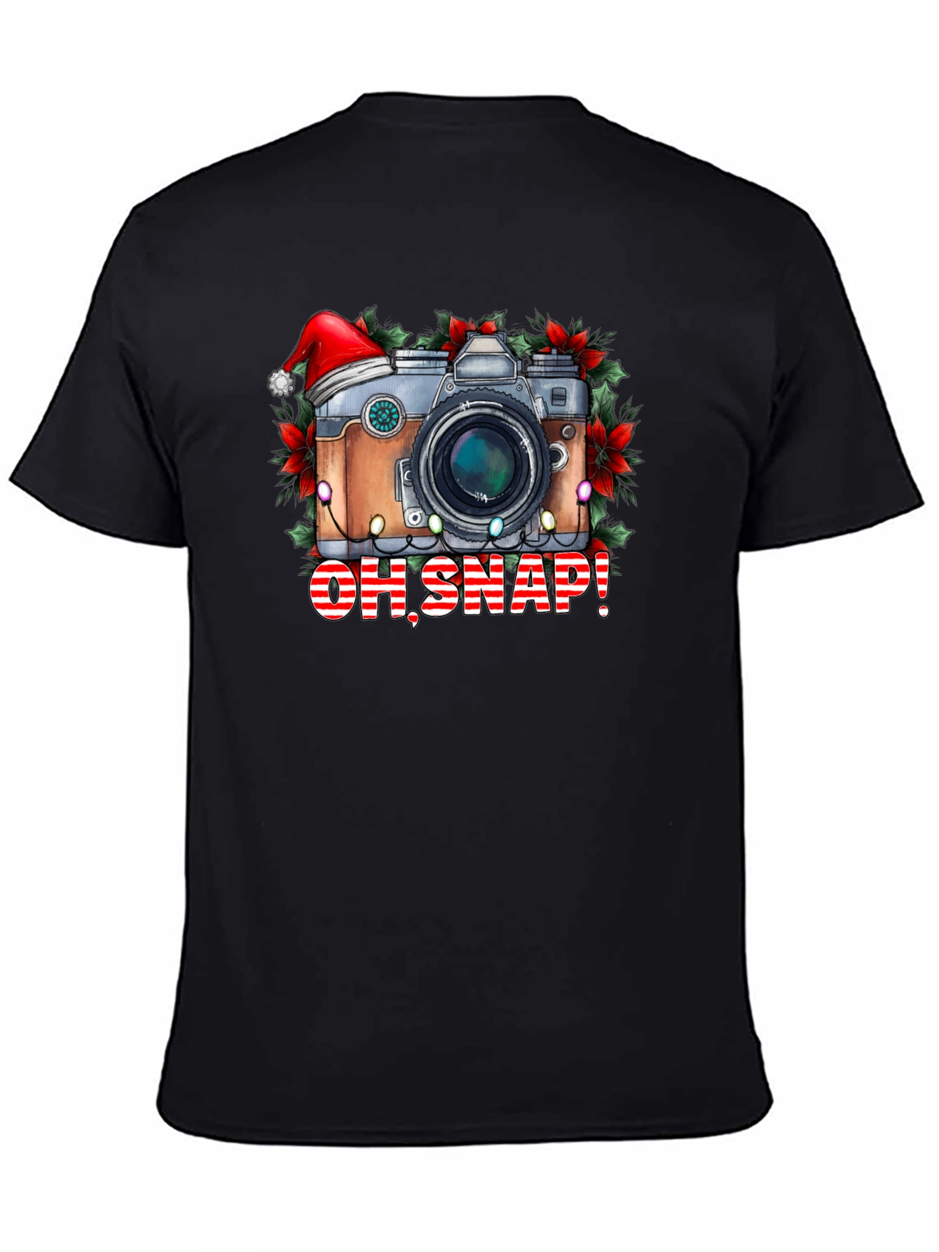 Oh Snap! Christmas Camera Graphic Tee