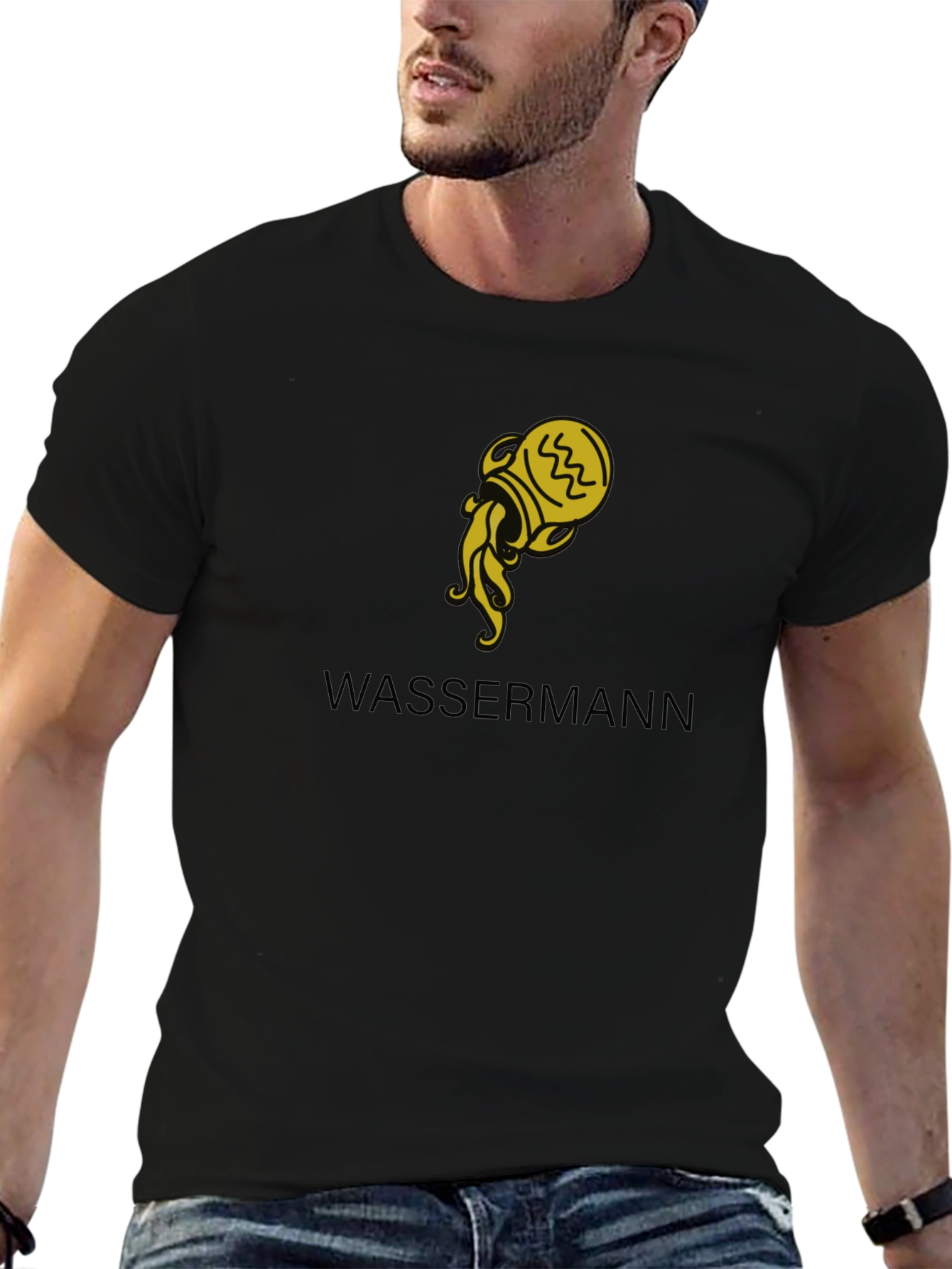 Aquarius Zodiac T-Shirt - Water Bearer Astrology Tee