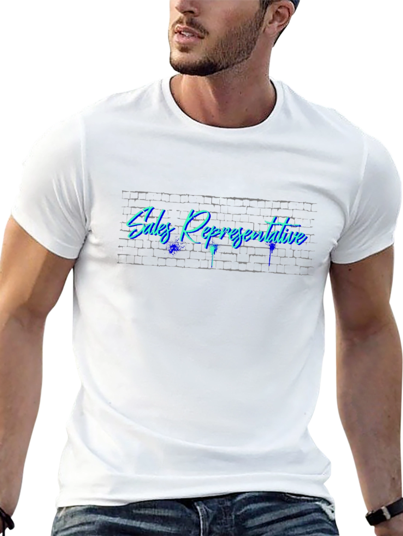 Sales Representative Graphic Tee - Black