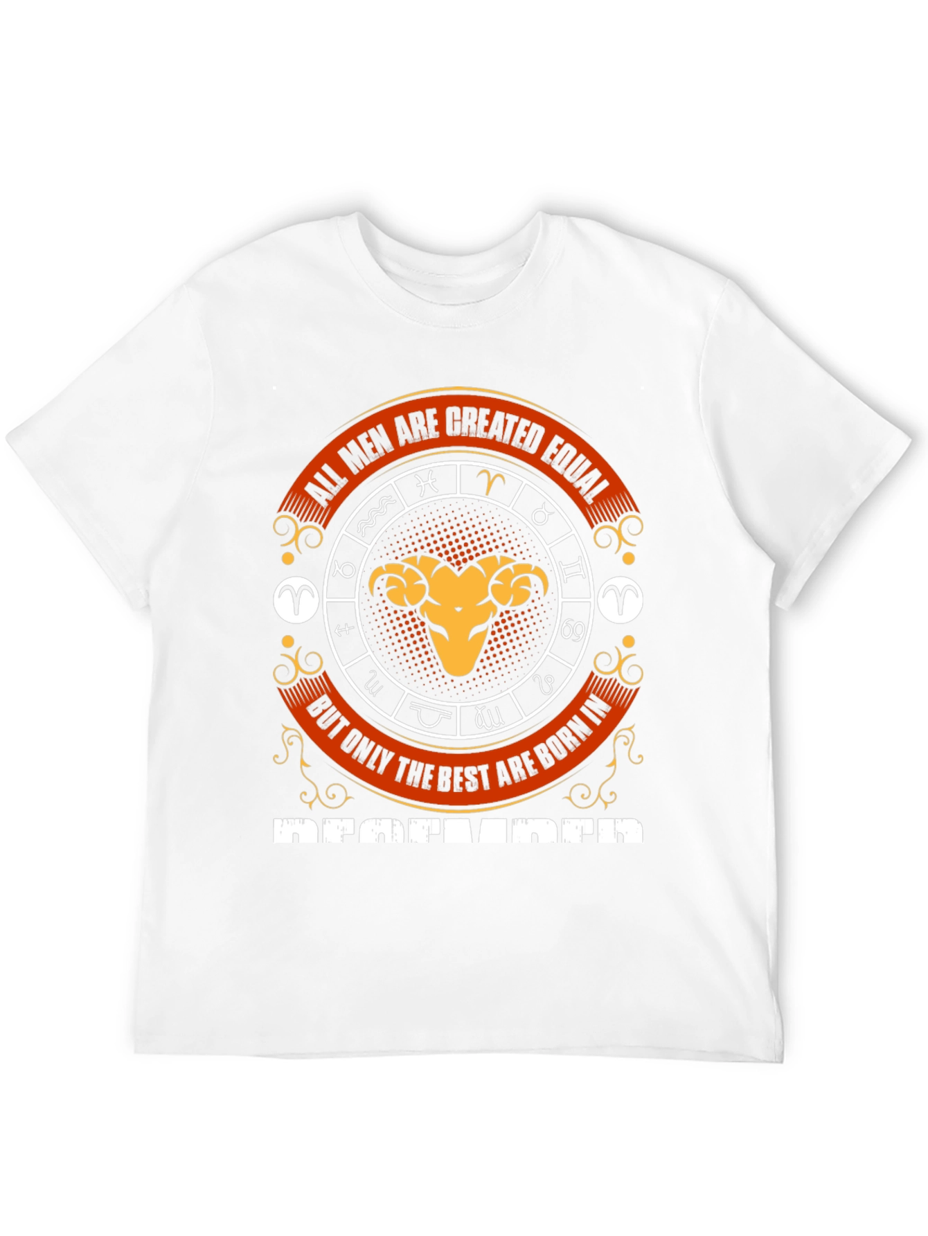 All Men Are Created Equal Aries Zodiac T-Shirt