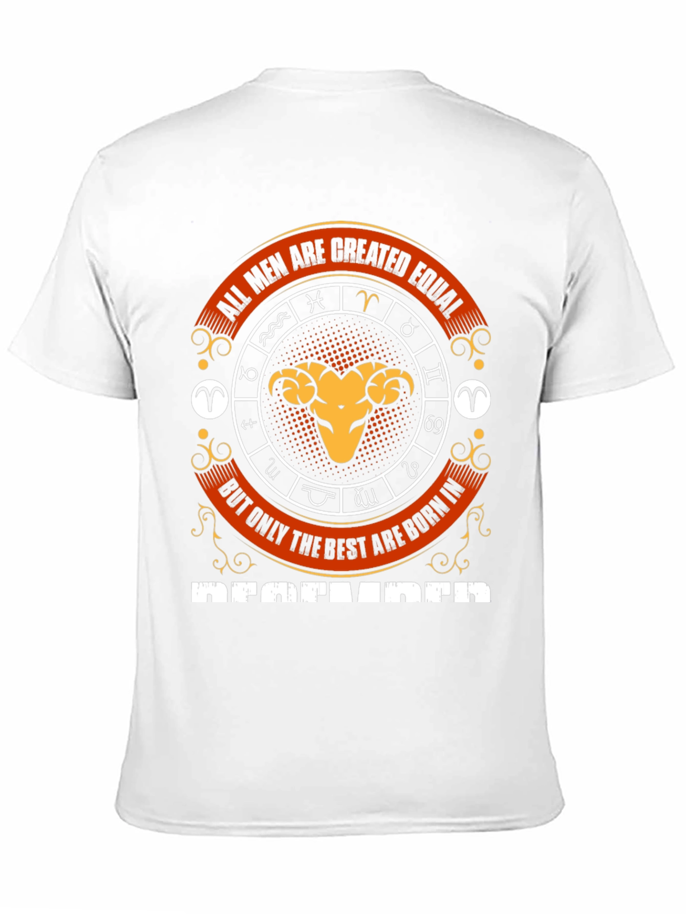 All Men Are Created Equal Aries Zodiac T-Shirt