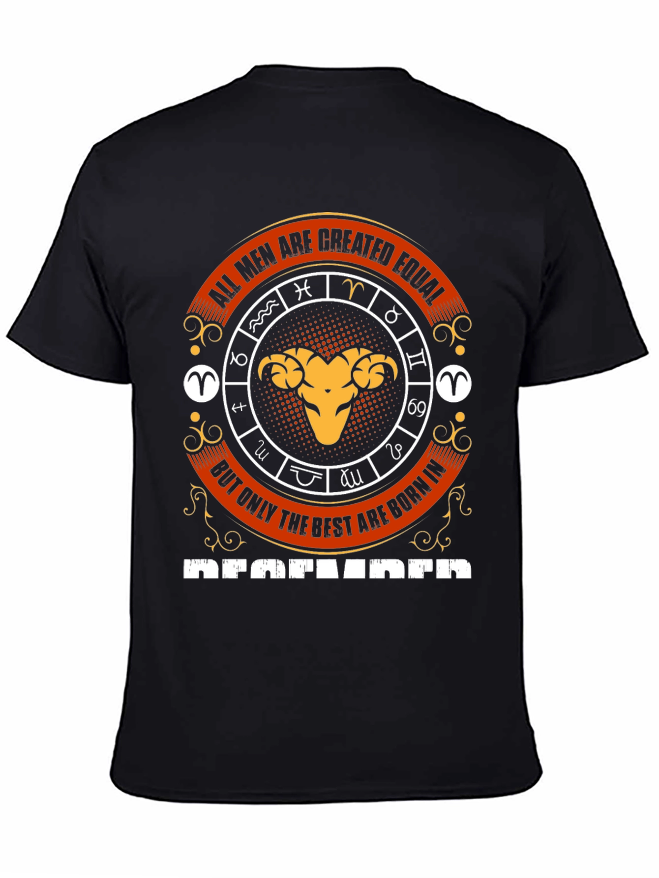 All Men Are Created Equal Aries Zodiac T-Shirt