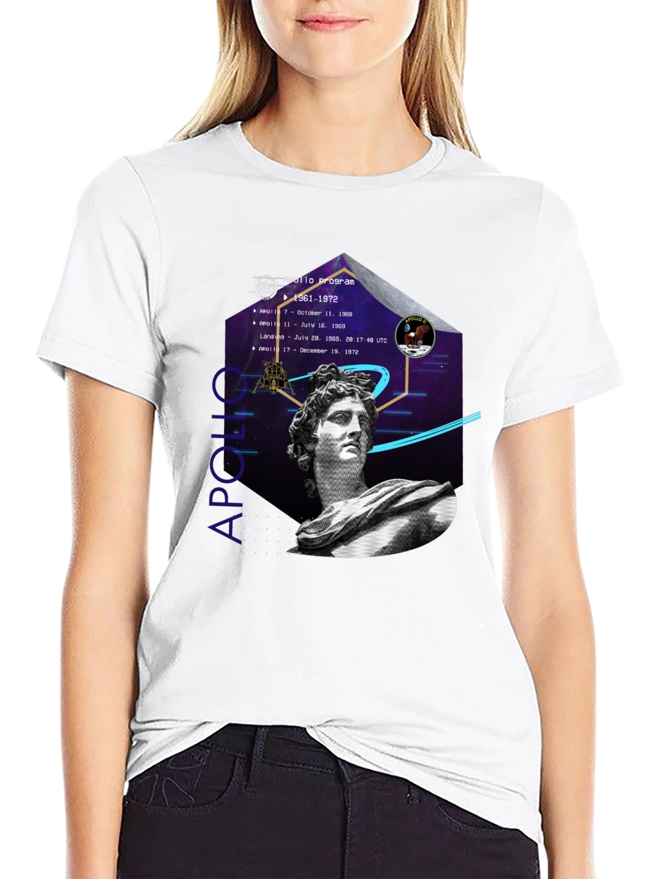 Apollo Program Graphic T-Shirt - Space History Tee