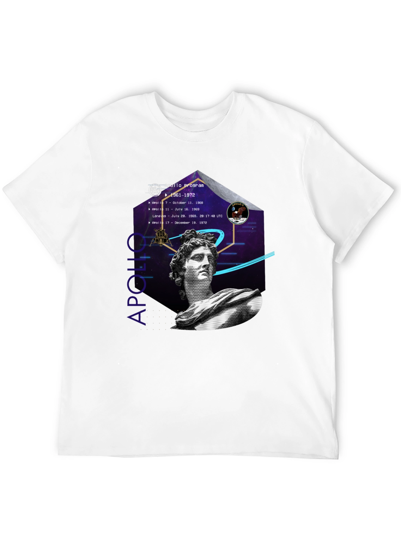 Apollo Program Graphic T-Shirt - Space History Tee