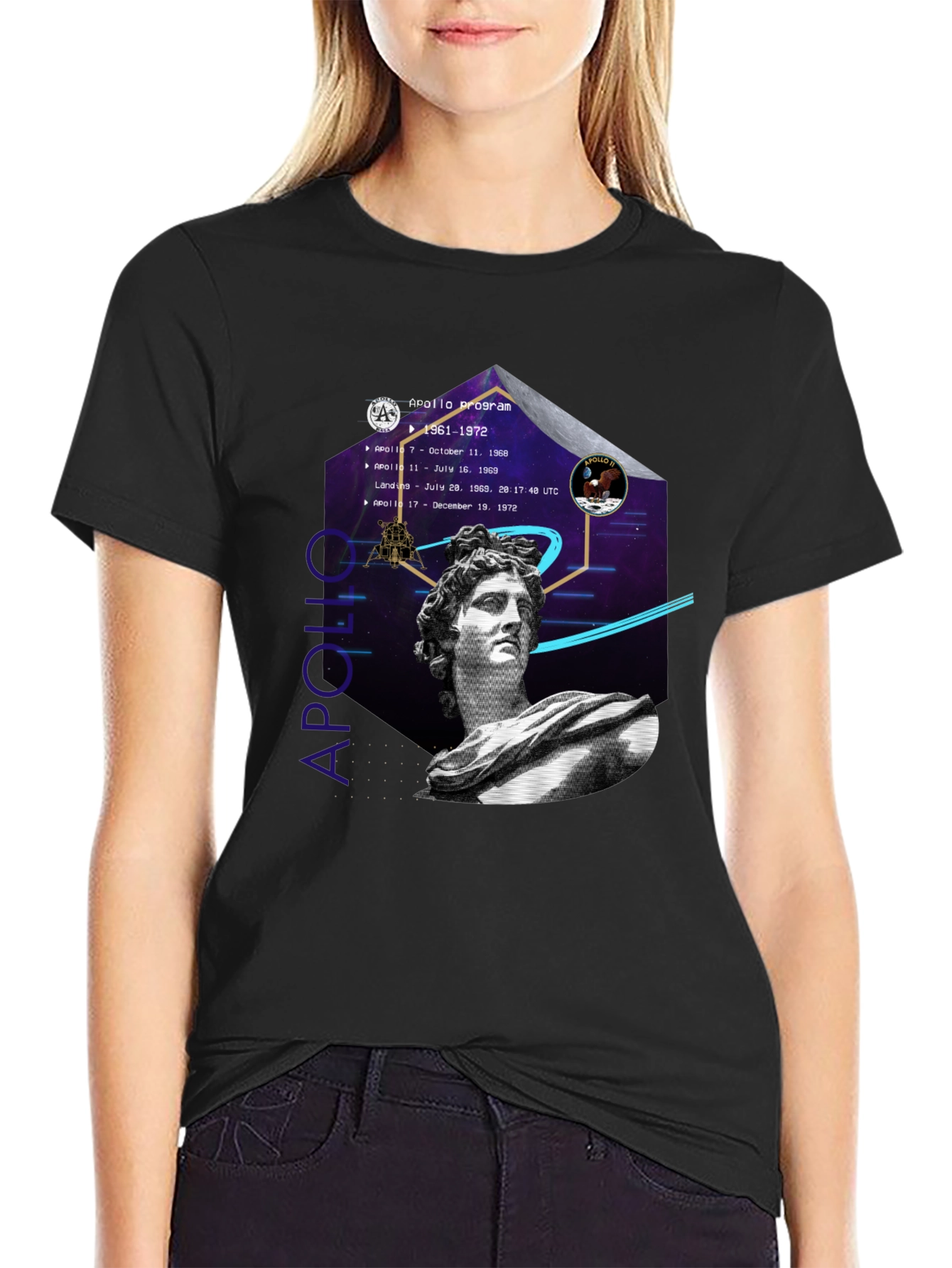 Apollo Program Graphic T-Shirt - Space History Tee