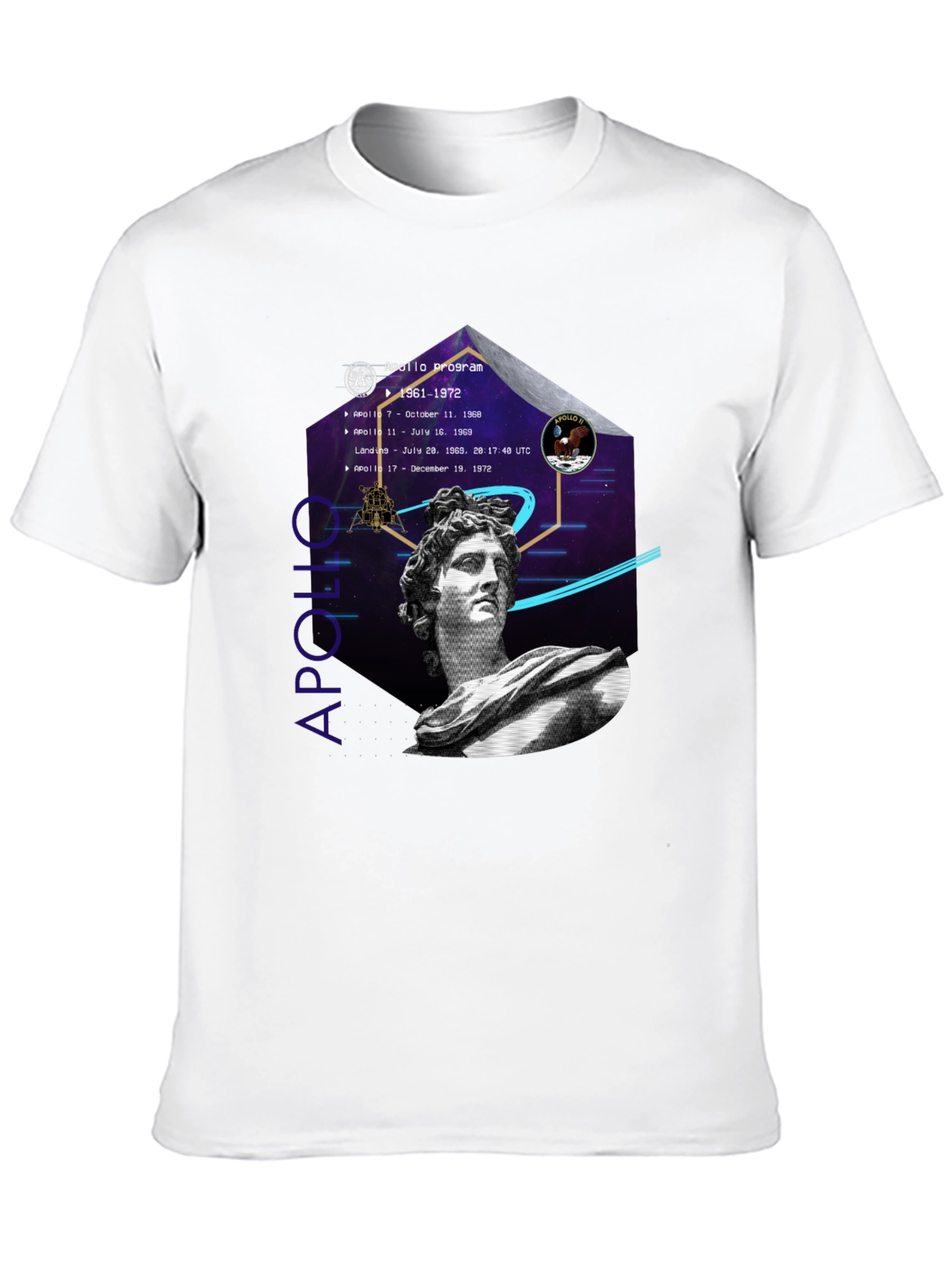 Apollo Program Graphic T-Shirt - Space History Tee
