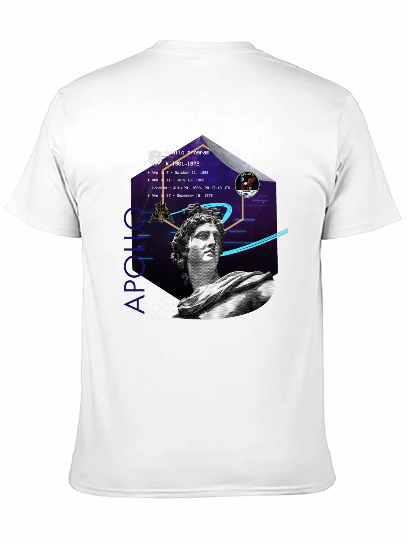 Apollo Program Graphic T-Shirt - Space History Tee