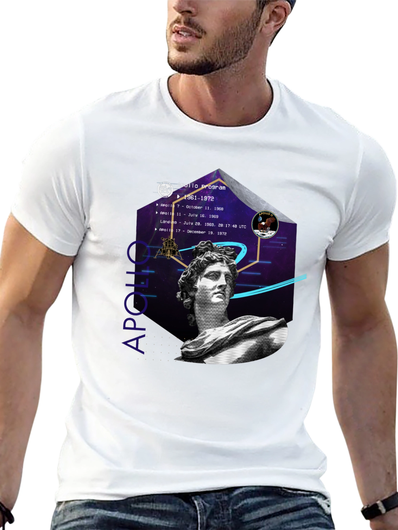 Apollo Program Graphic T-Shirt - Space History Tee