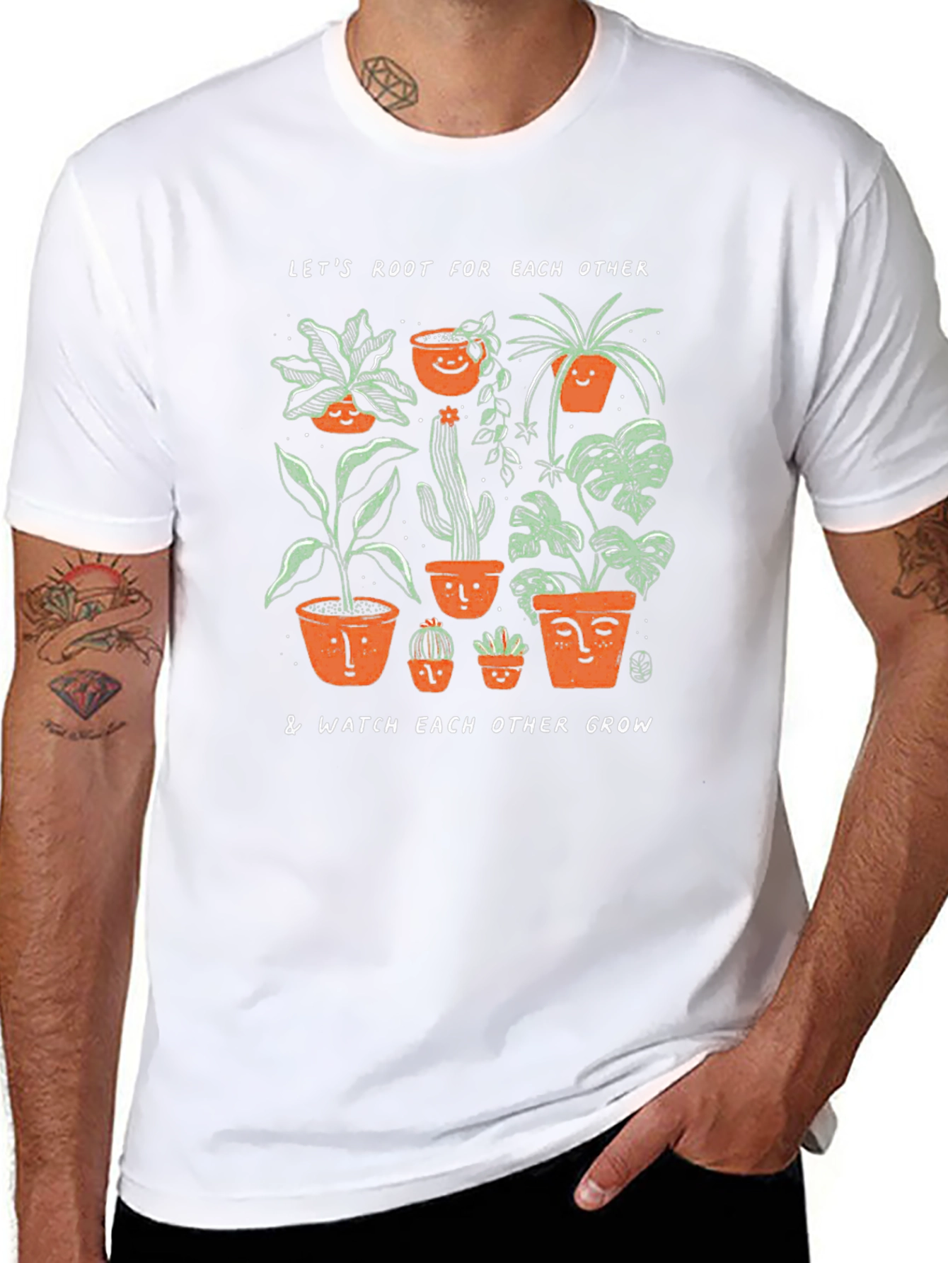 Root For Each Other Plant T-Shirt