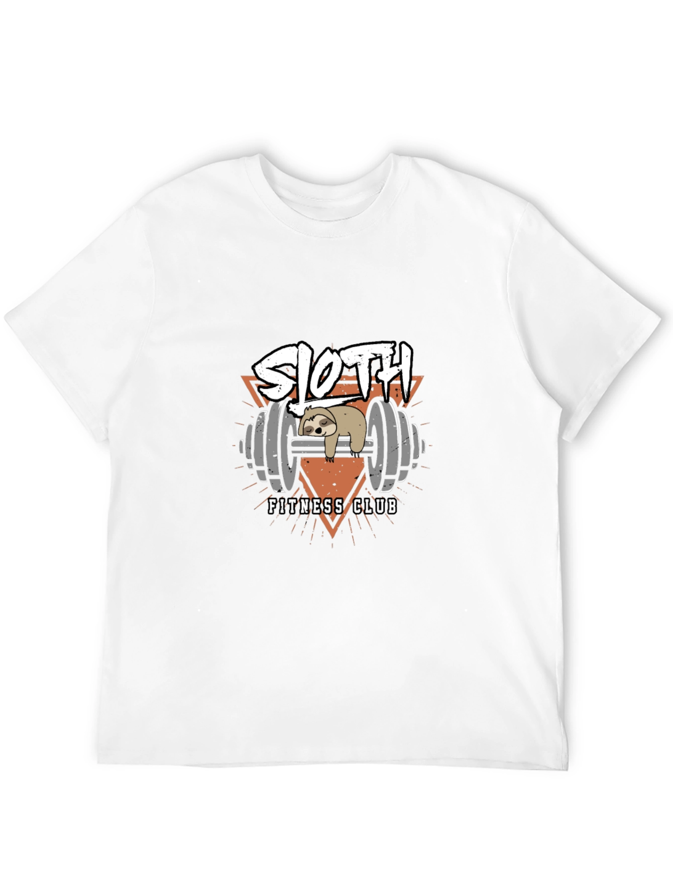 Sloth Fitness Club Black T-Shirt - Gym Humor