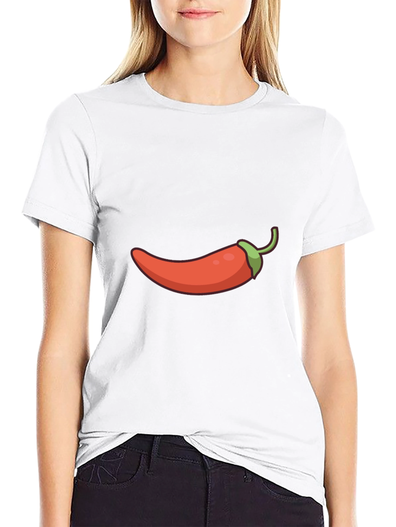 Chili Pepper Graphic Tee - Spicy Style Statement