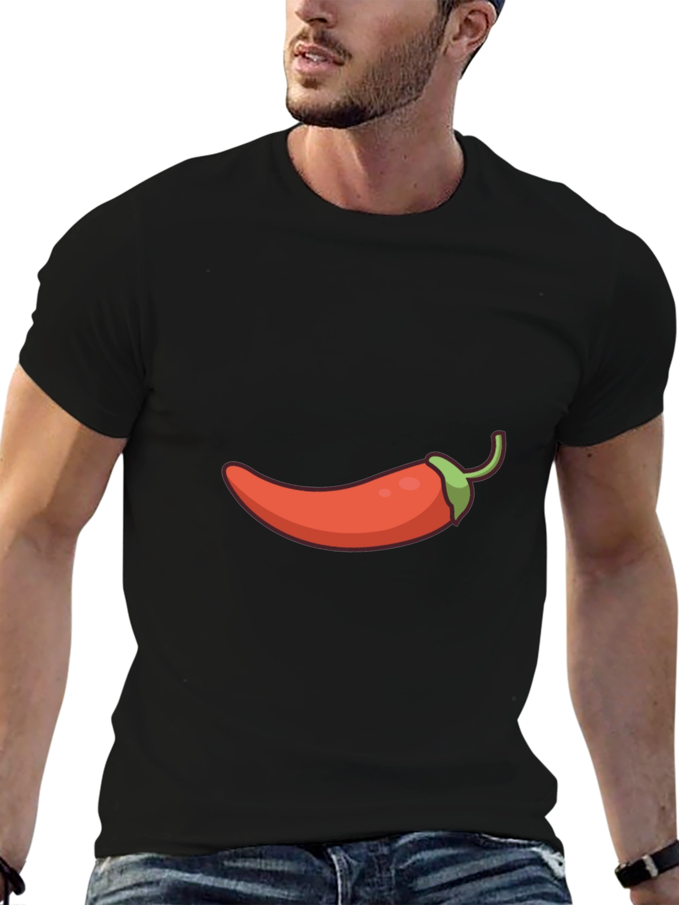 Chili Pepper Graphic Tee - Spicy Style Statement