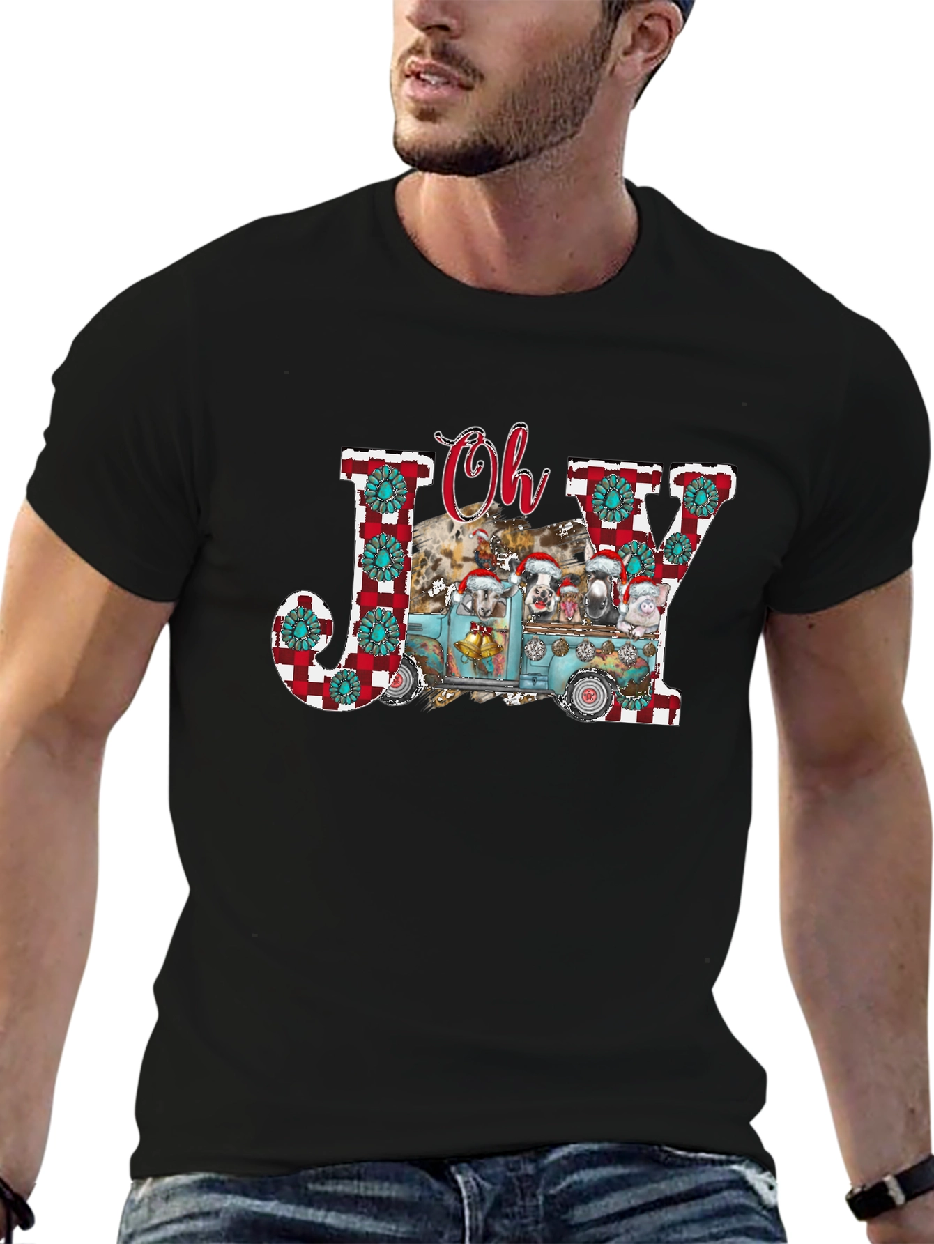 Festive Farm Animal Christmas T-Shirt