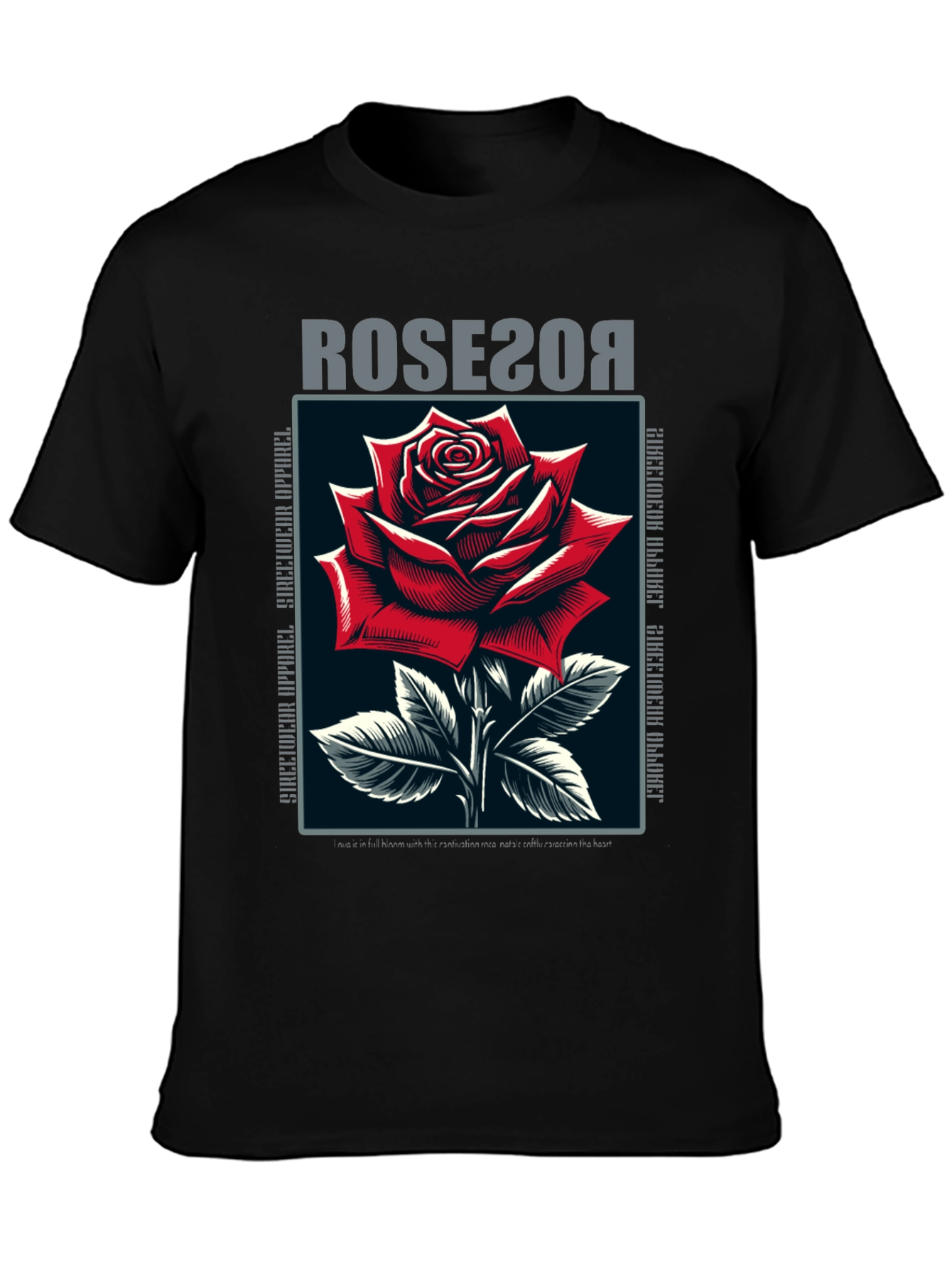 Rose Graphic T-Shirt - Stylish Streetwear
