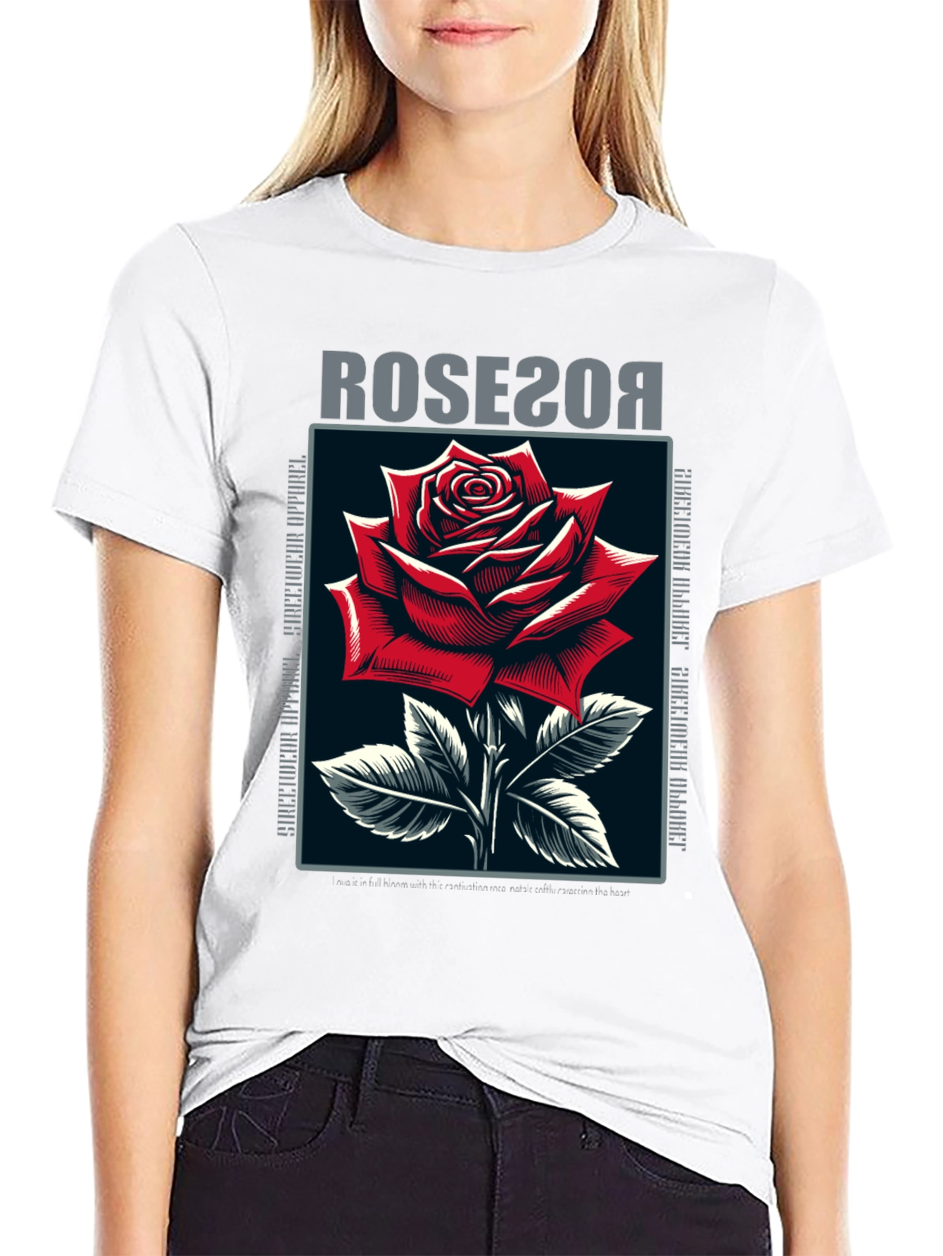 Rose Graphic T-Shirt - Stylish Streetwear