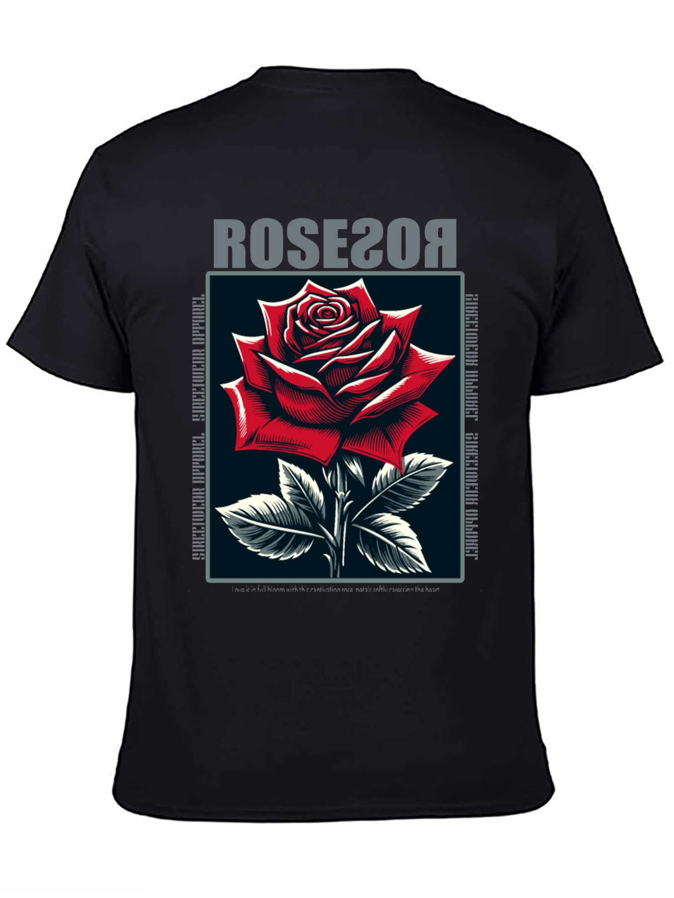 Rose Graphic T-Shirt - Stylish Streetwear